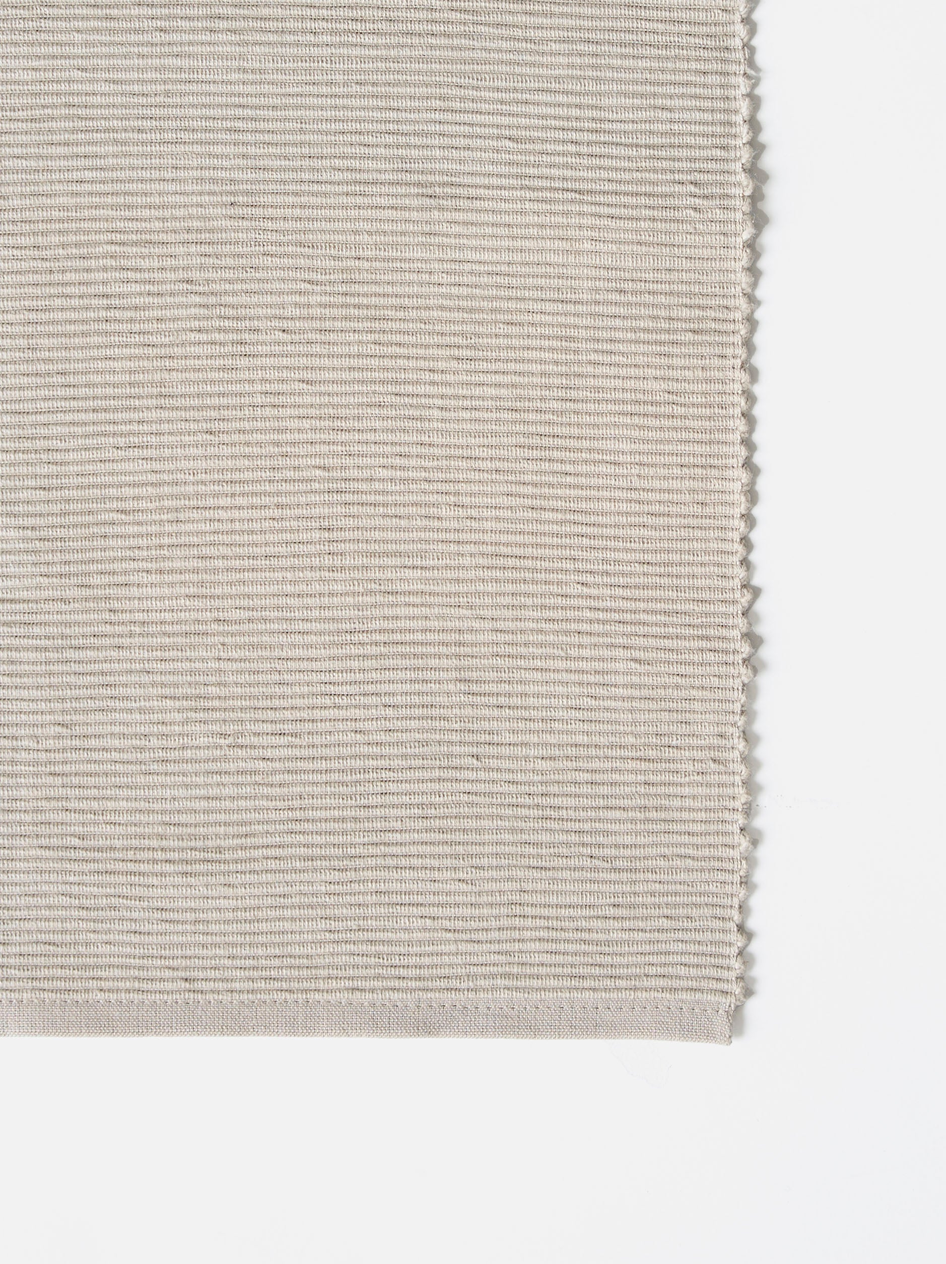 Ribbed Placemat Set/4 Beige / One Size