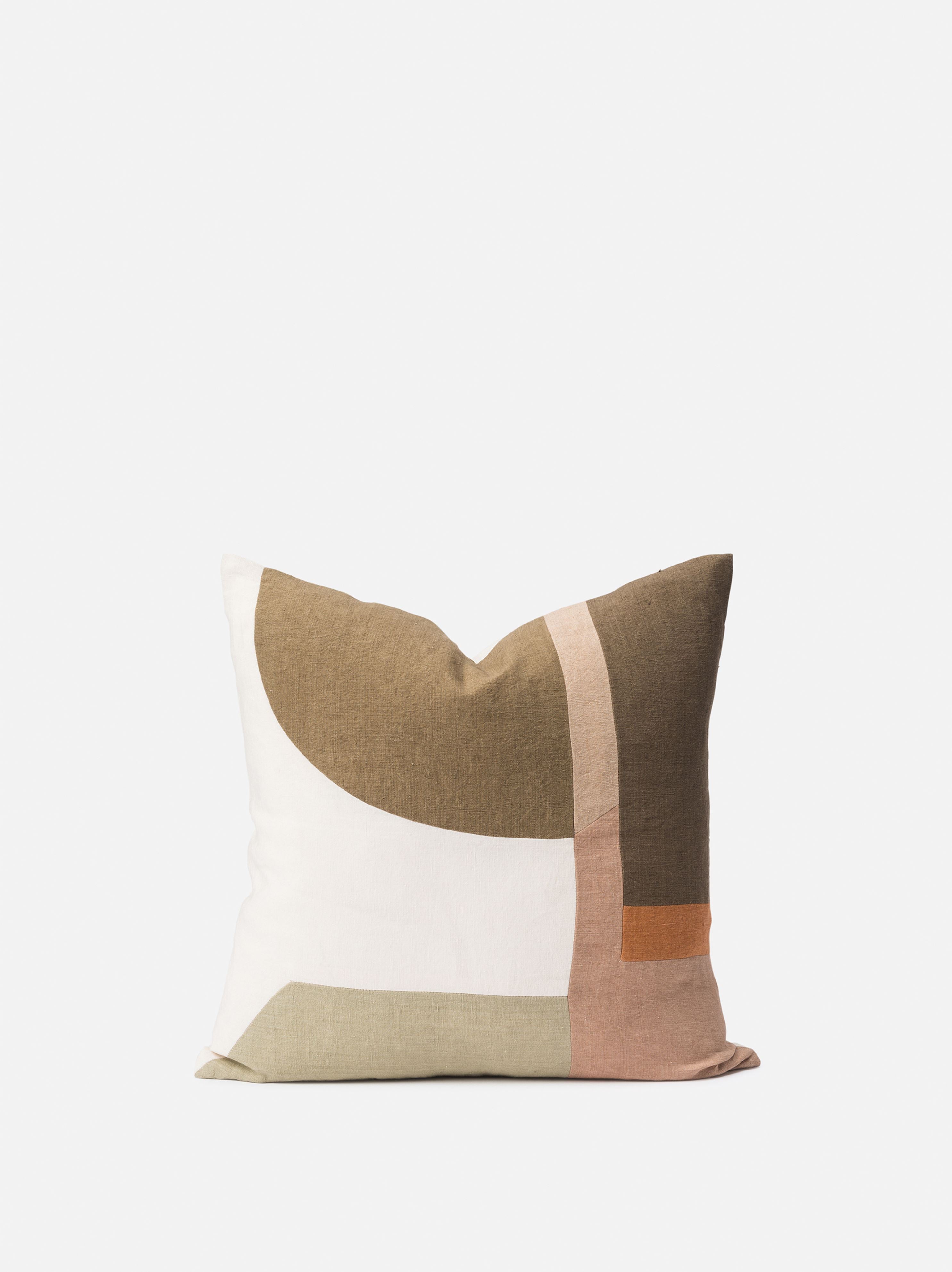 Zaha Patchwork Cushion Cover Multi / 50x50cm