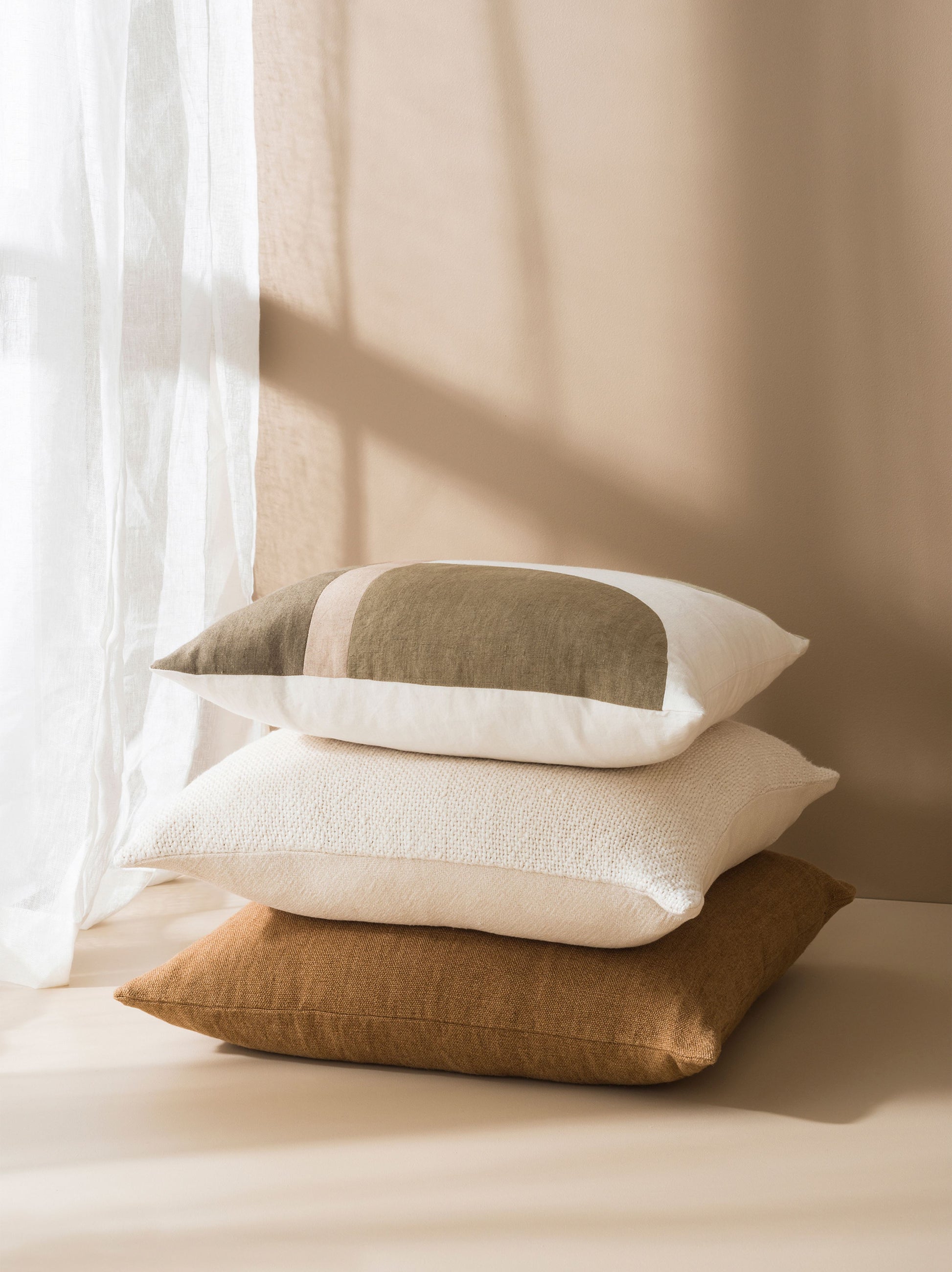 Zaha Patchwork Cushion Cover Multi / 50x50cm