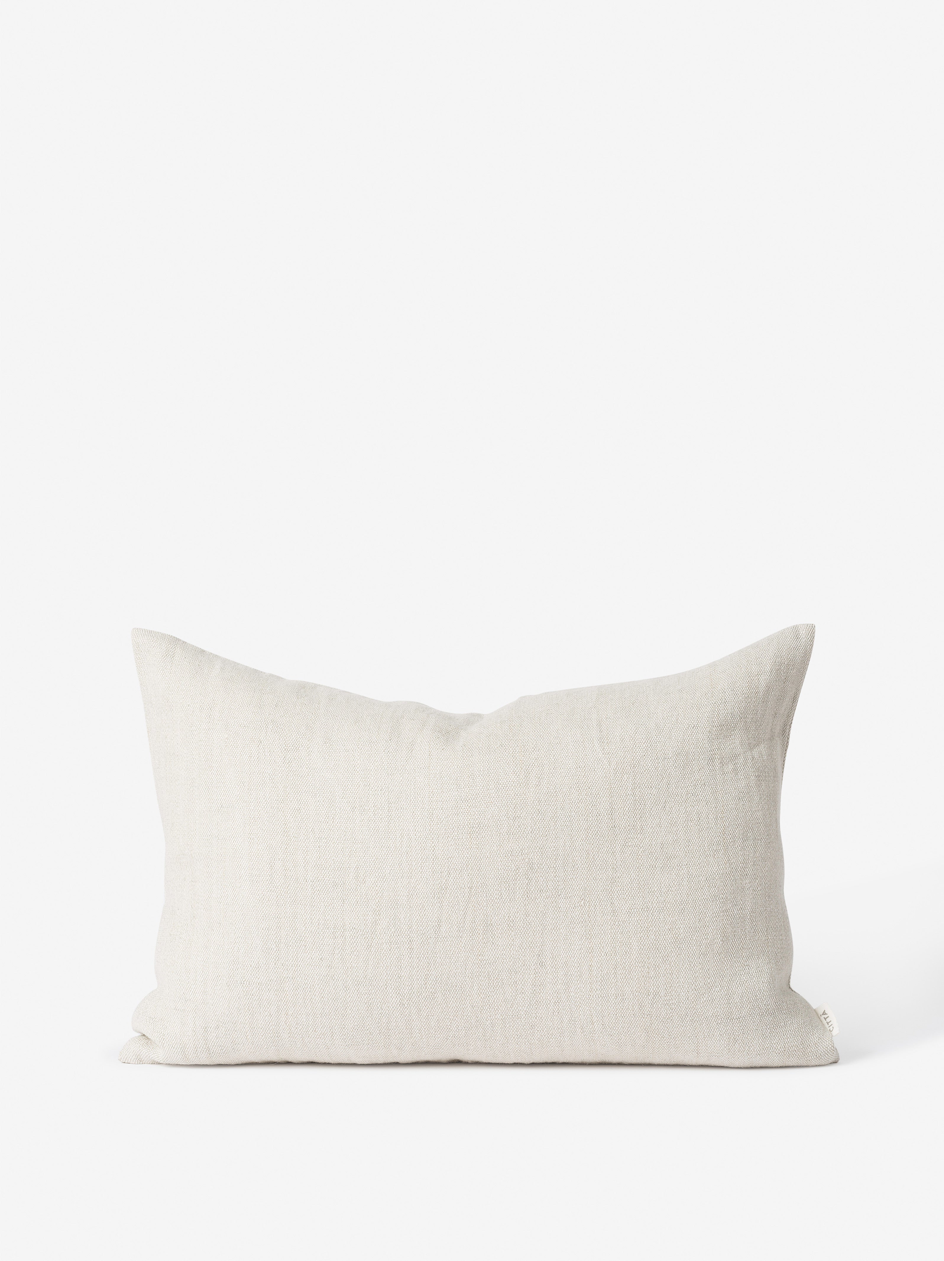 Heavy Linen Jute Cushion Cover Natural / 60x40cm