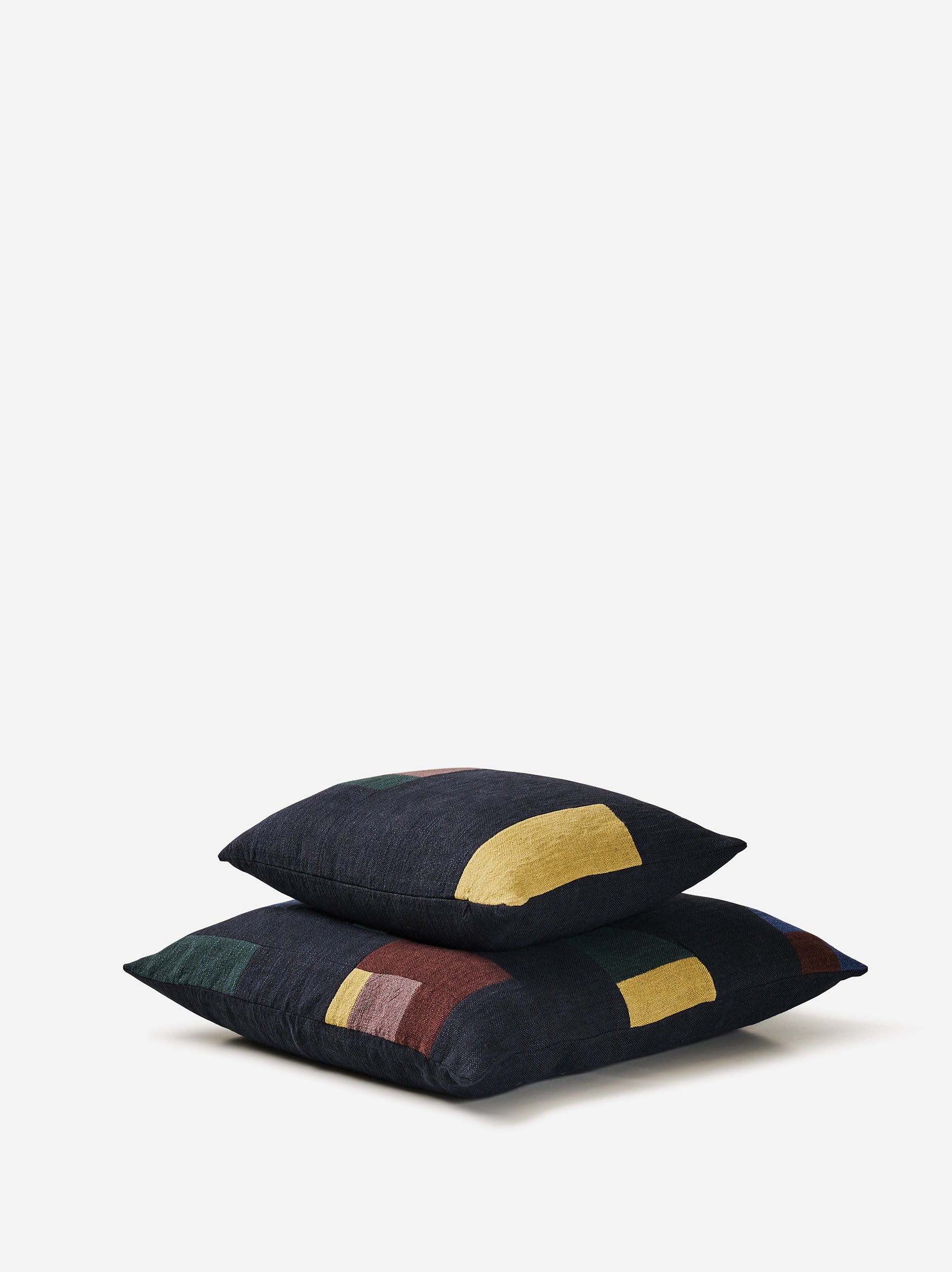 Barragan Cushion Cover Blue Black/Multi / 55x55cm