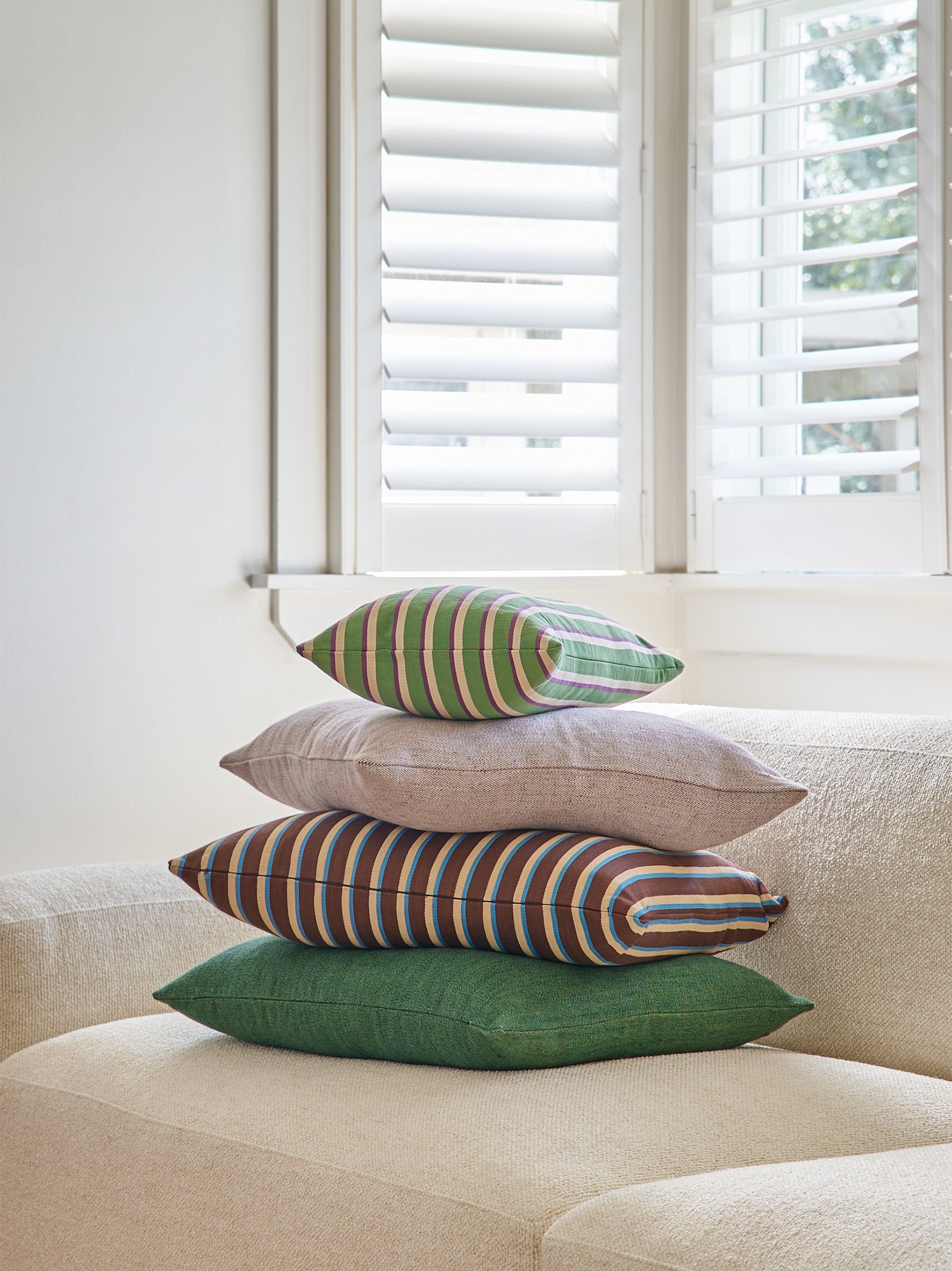 Ida Cushion Cover Duck Green / 55x45cm