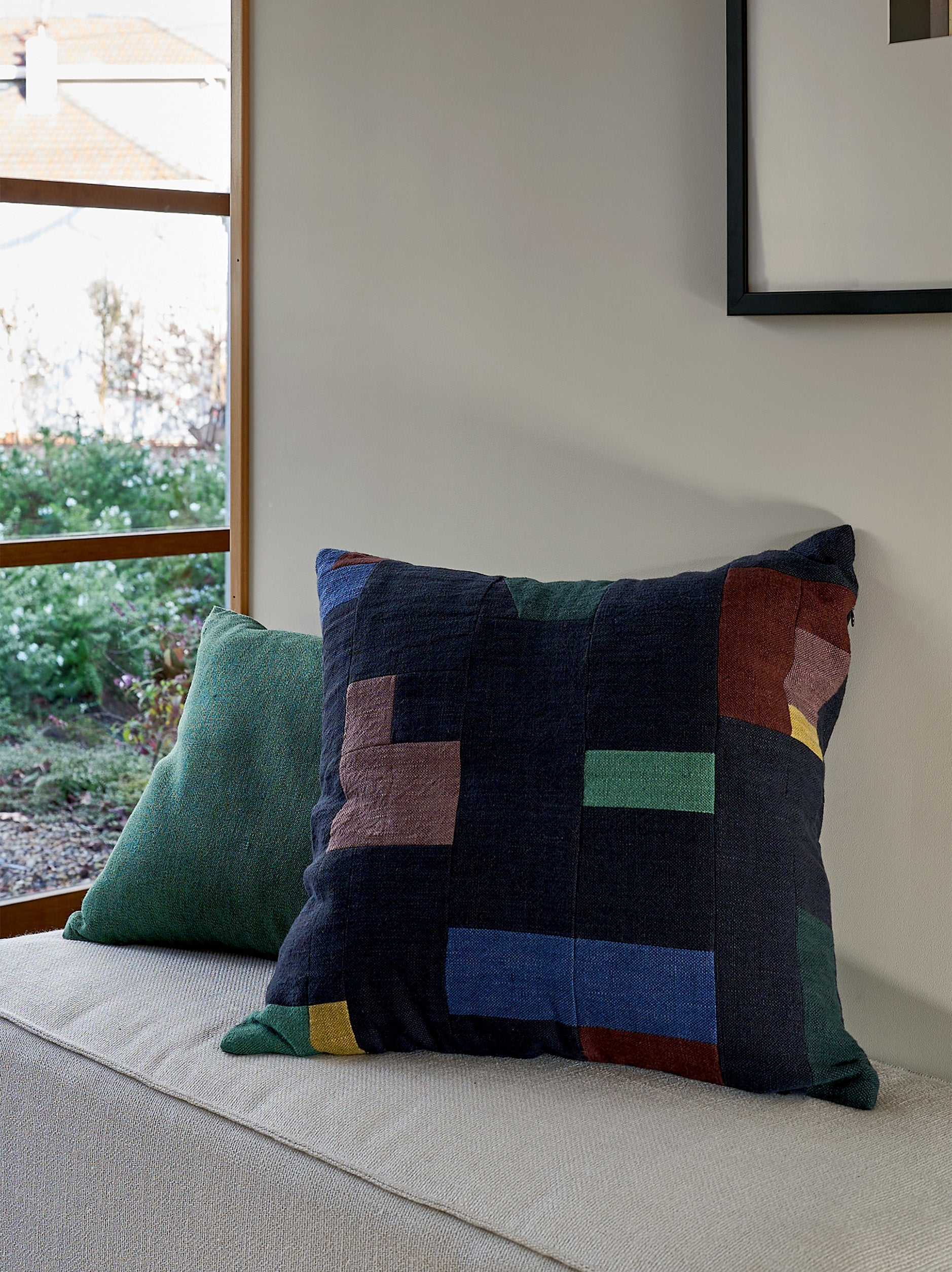 Ida Cushion Cover Duck Green / 55x45cm