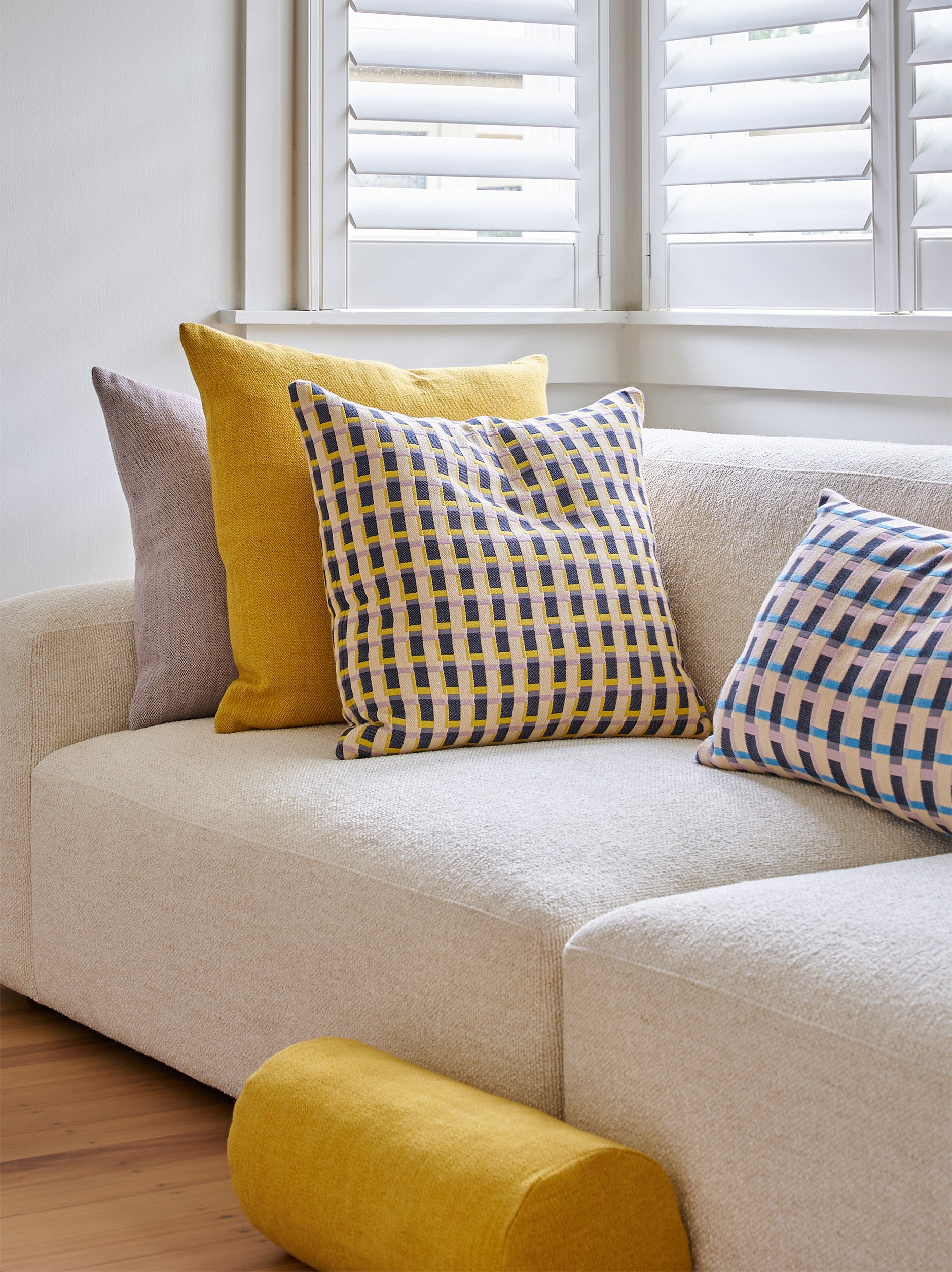Ida Cushion Cover Daffodil / 55x55cm