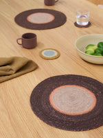 Pinto Placemat Mulberry/Heather / 34cmdia