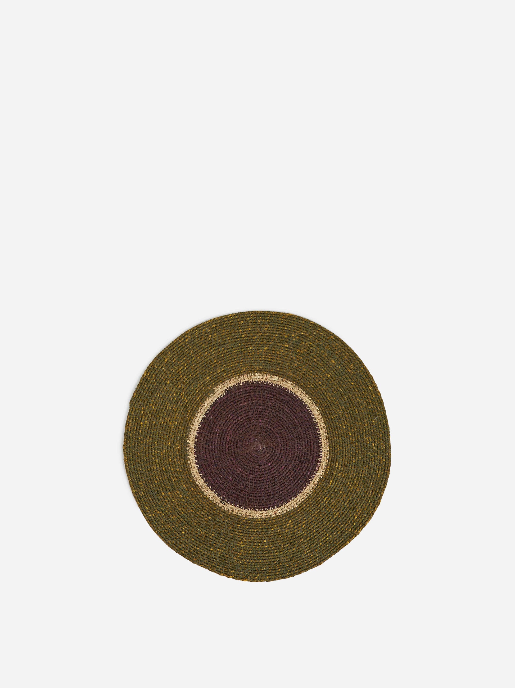 Pinto Placemat Ivy/Mulberry / 34cmdia