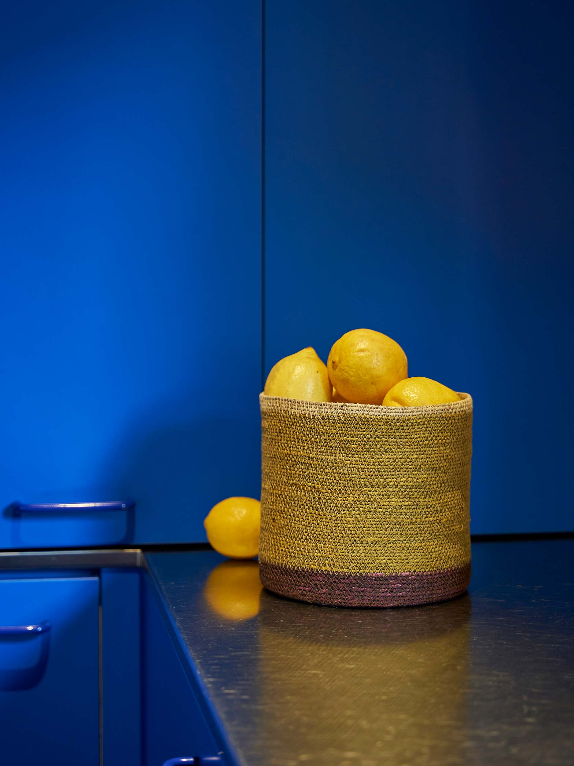 Pinto Storage Basket Ochre/Multi / Small