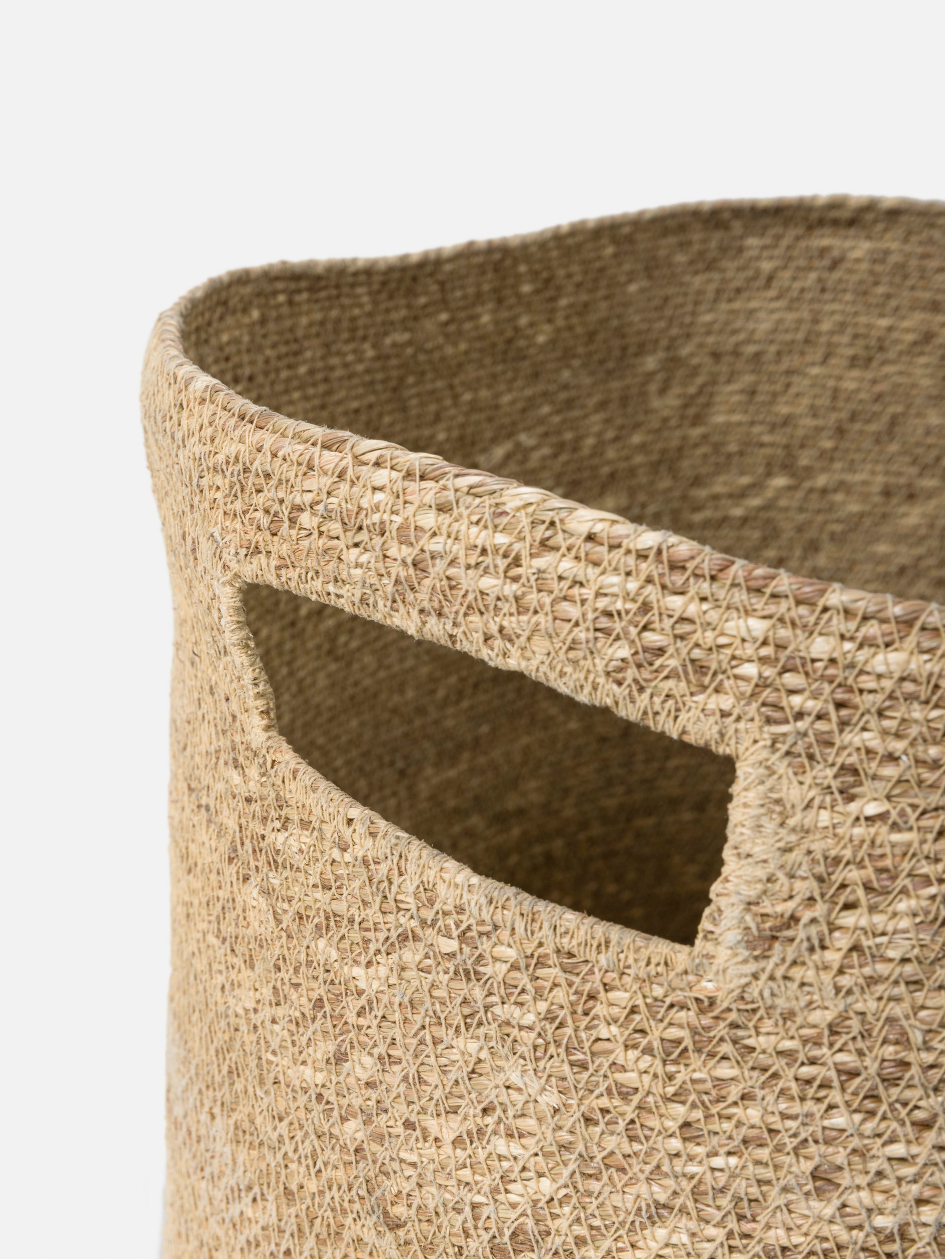 Woven Laundry Basket Natural / One Size