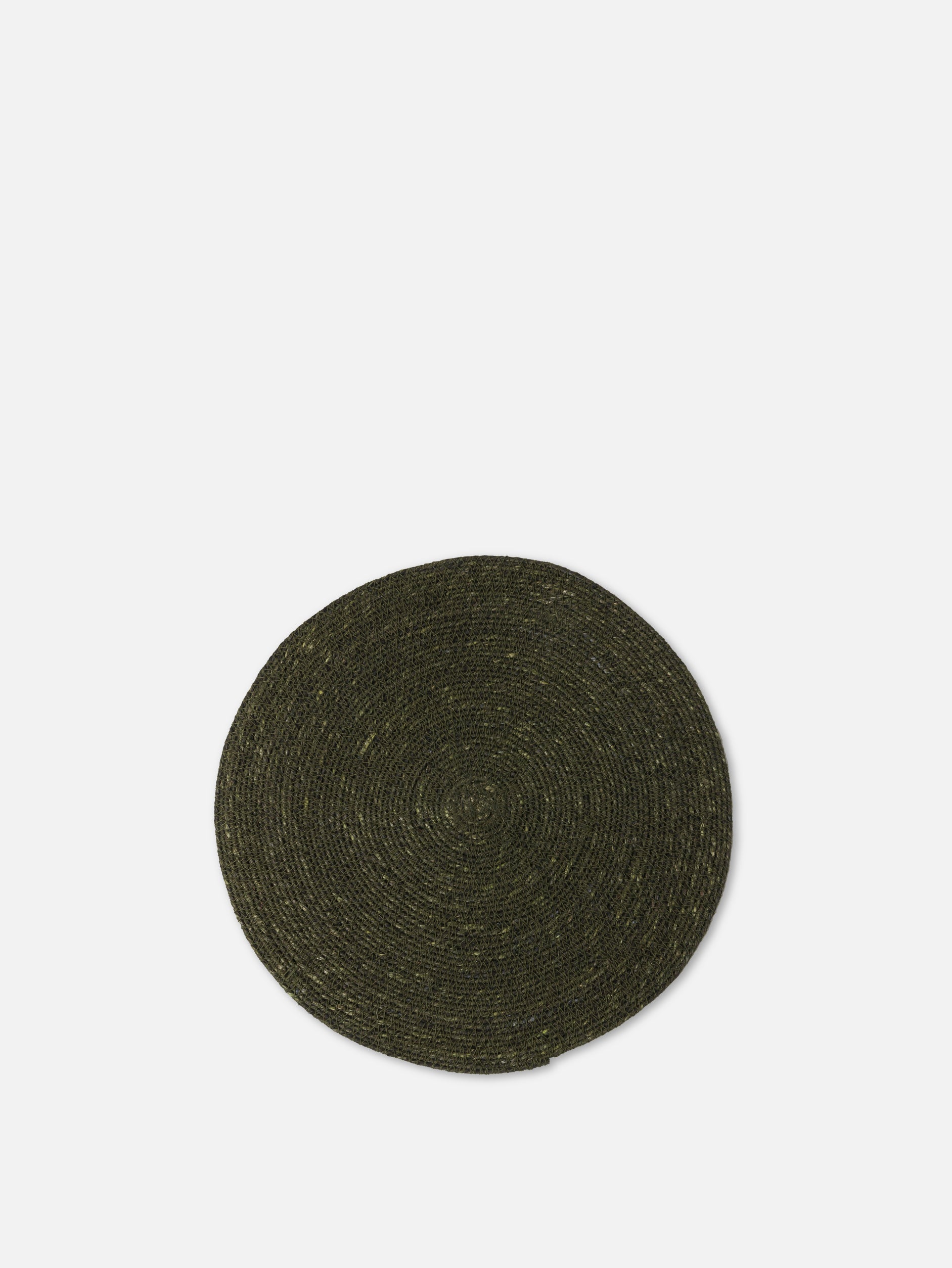 Woven Placemat Olive / 34cmdia