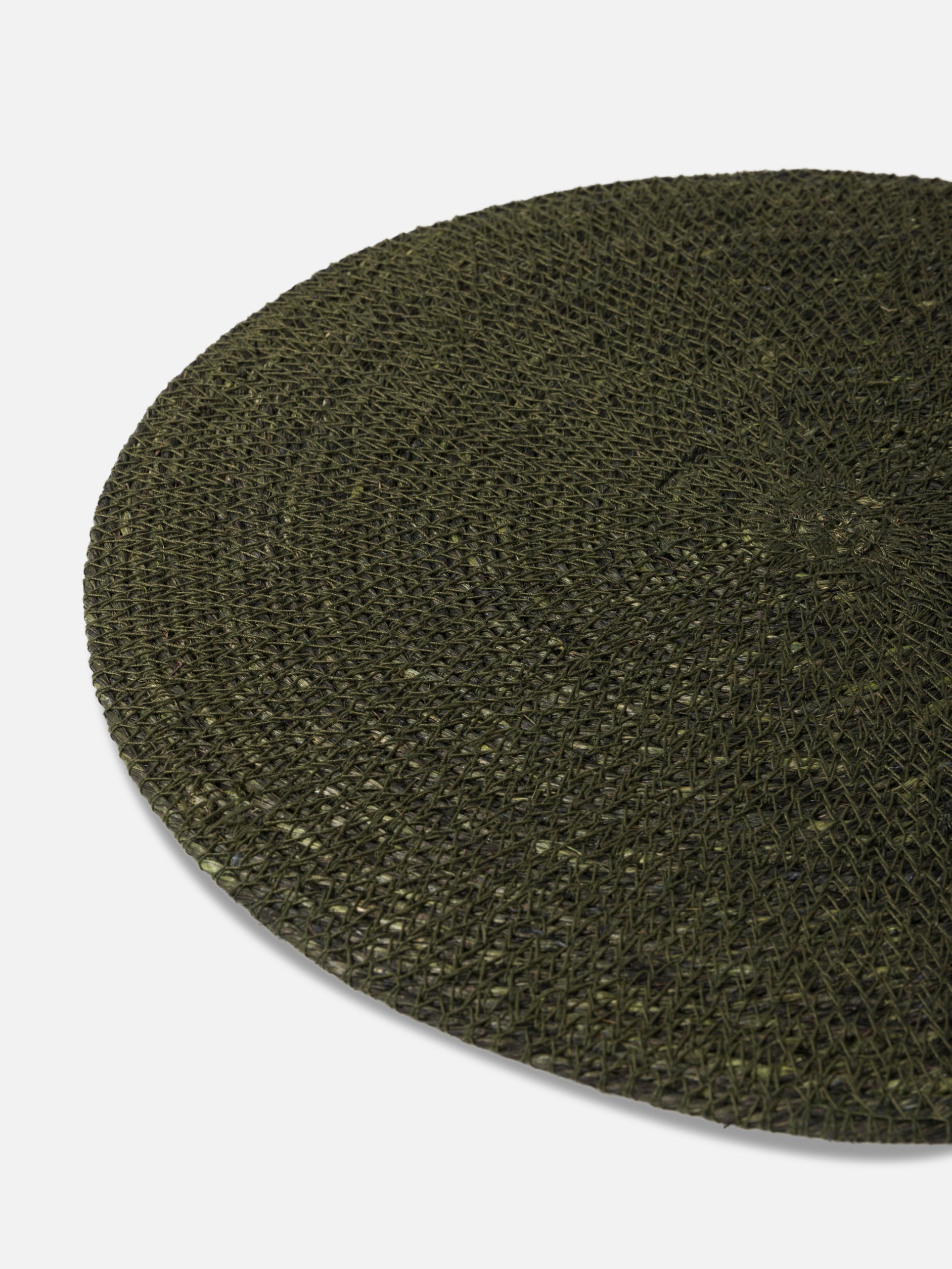 Woven Placemat Olive / 34cmdia