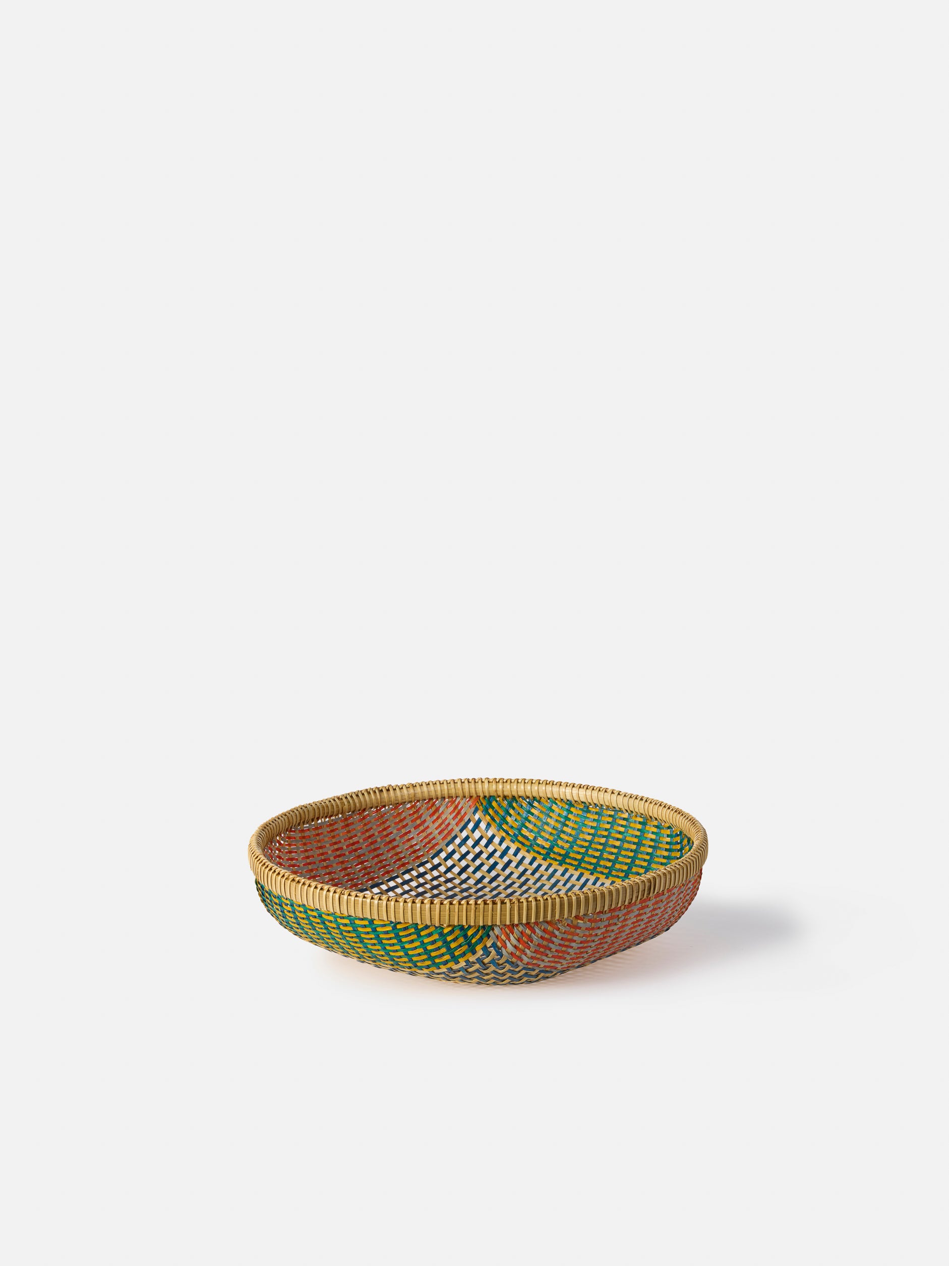 Thao Woven Basket Blue/Multi / Large