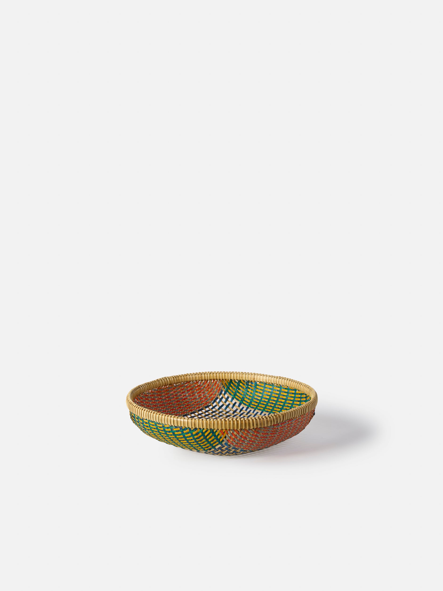 Thao Woven Basket Blue/Multi / Medium