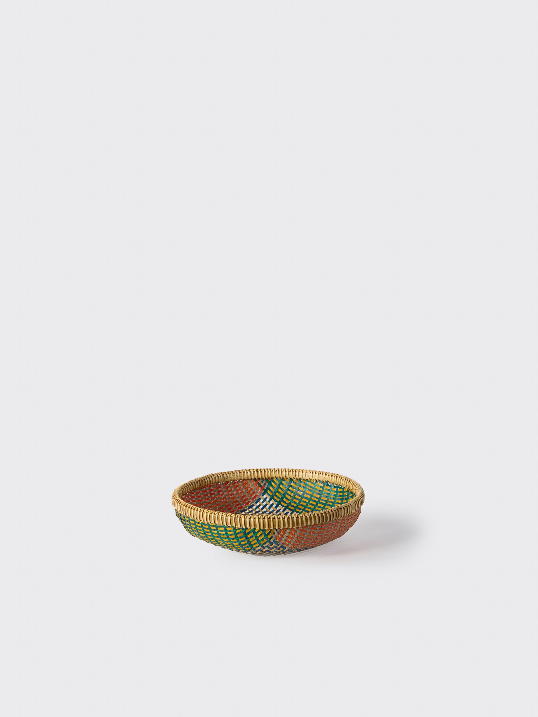 Thao Woven Basket Blue/Multi / Small