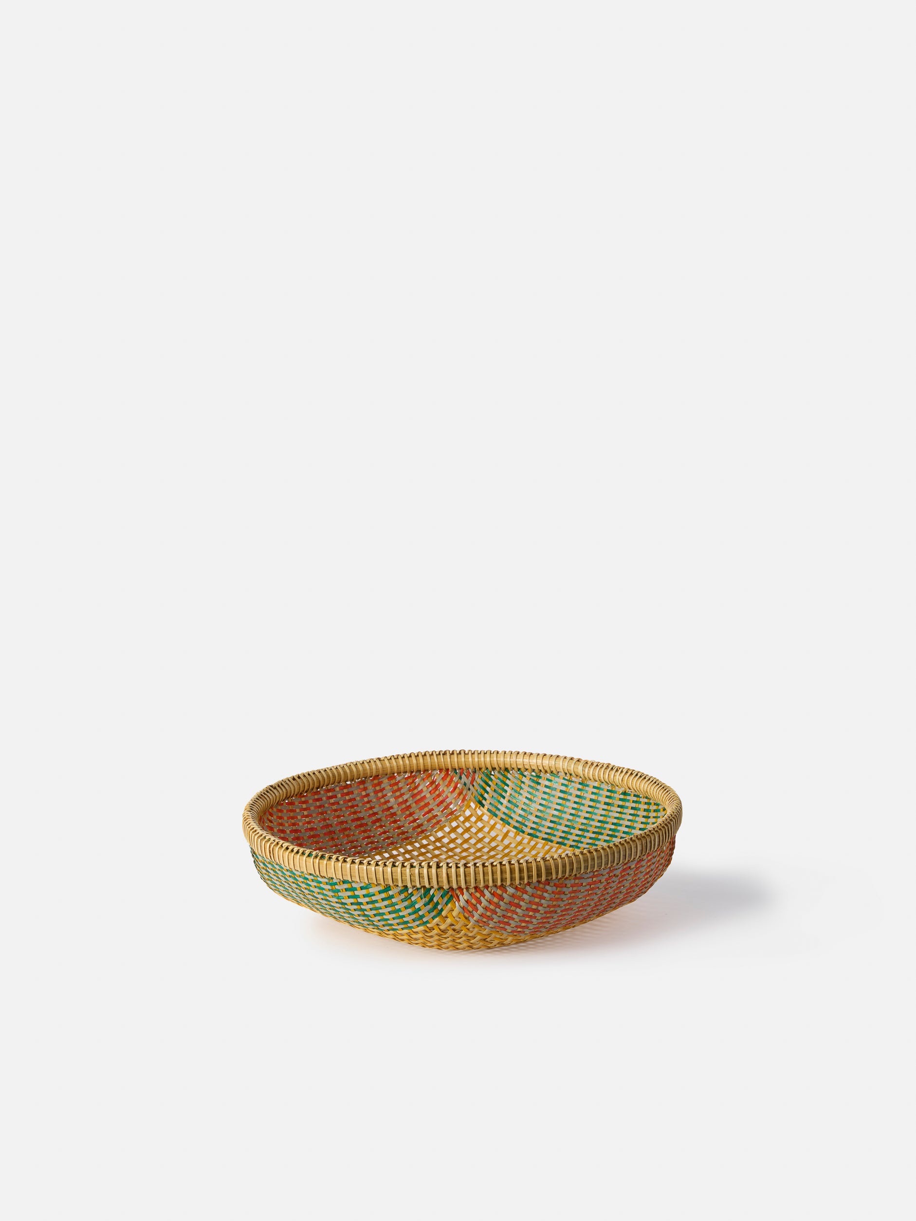 Thao Woven Basket Yellow/Multi / Large