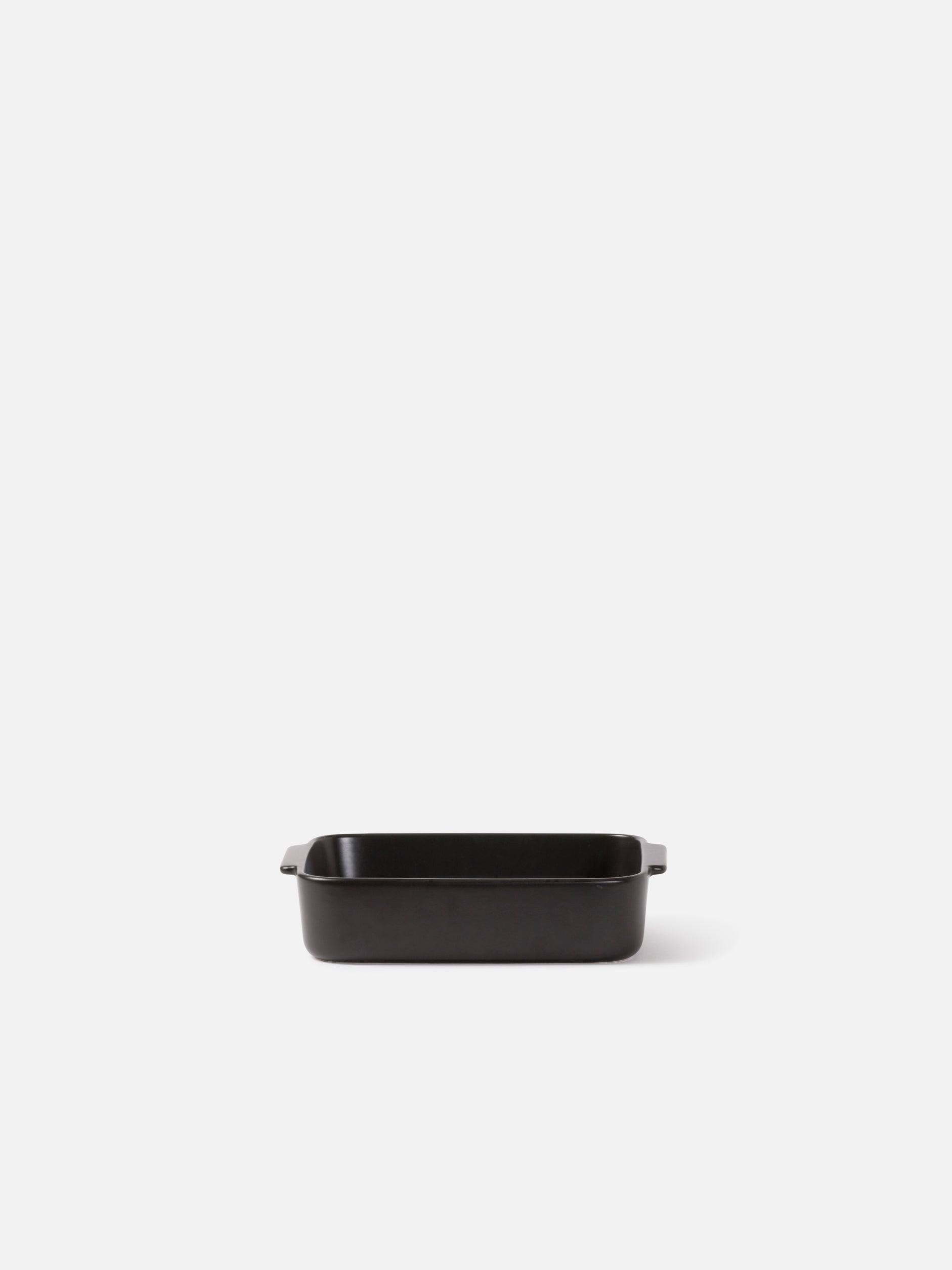 Stoneware Baking Dish Matte Black / Medium