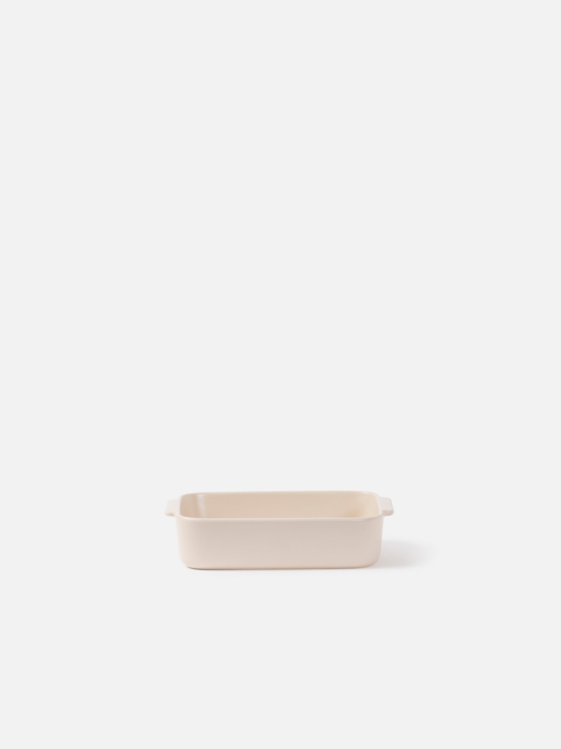 Stoneware Baking Dish Matte Beige / Medium