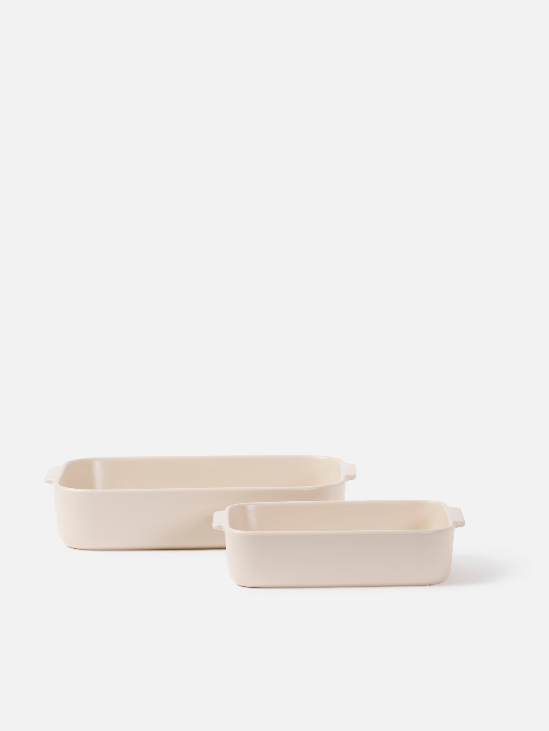 Stoneware Baking Dish Matte Beige / Medium