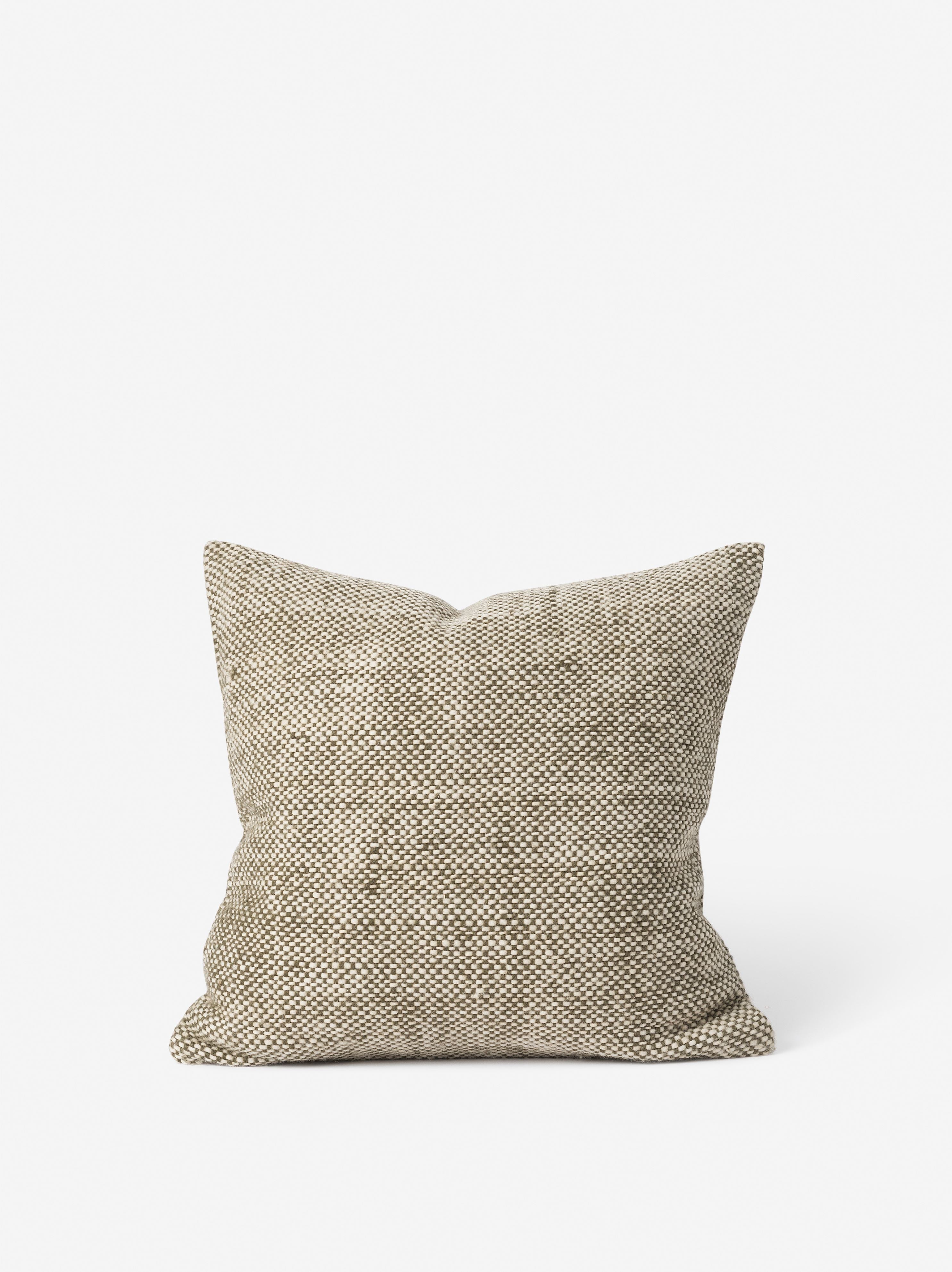 Hutt Wool Cushion Cover Ivy/Natural / 50x50cm