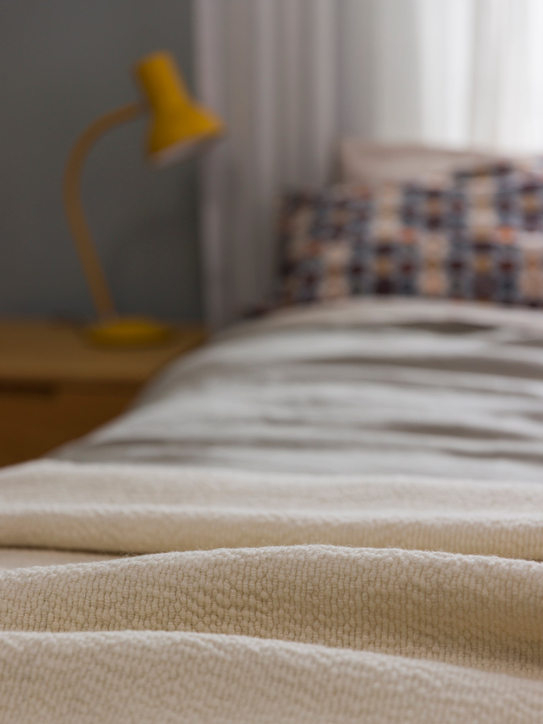 Boucle Wool Throw Natural / Large