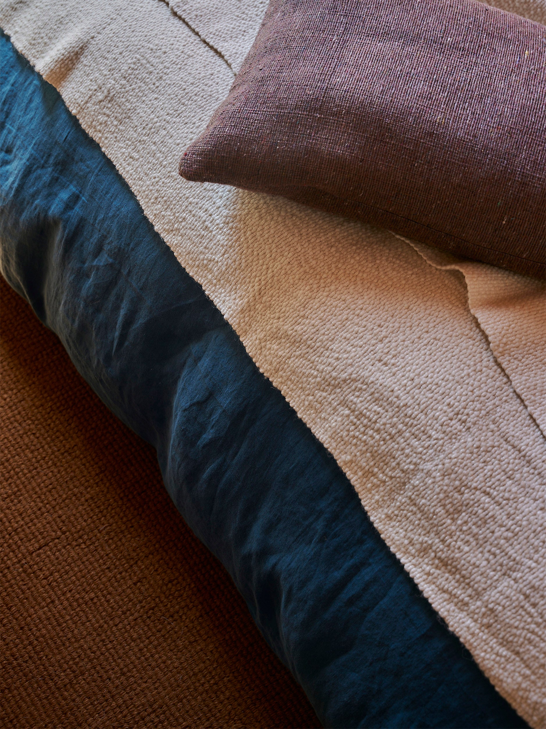 Boucle Wool Throw Natural / Large