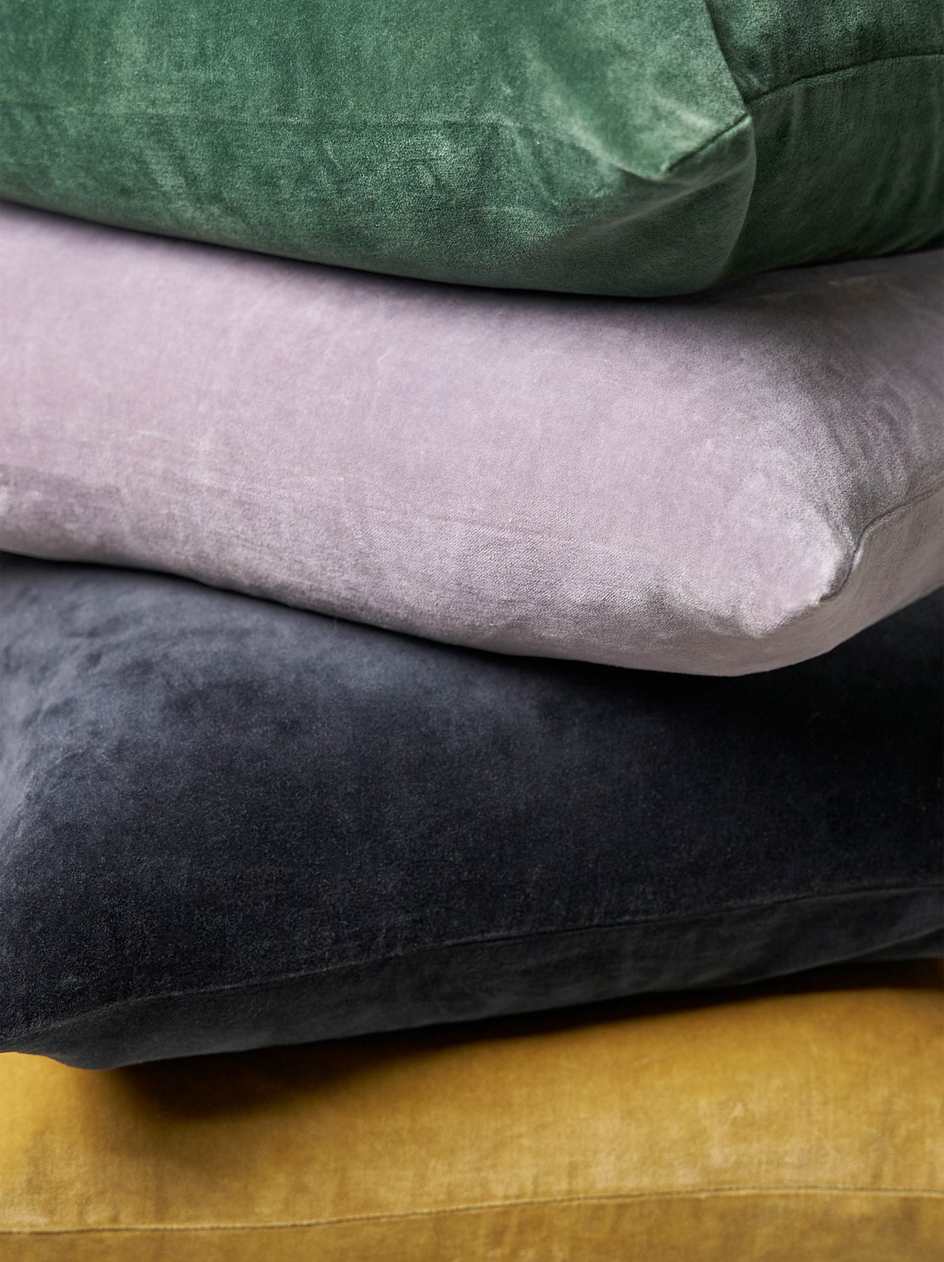 Velvet Cushion Cover Cider / 60x40cm