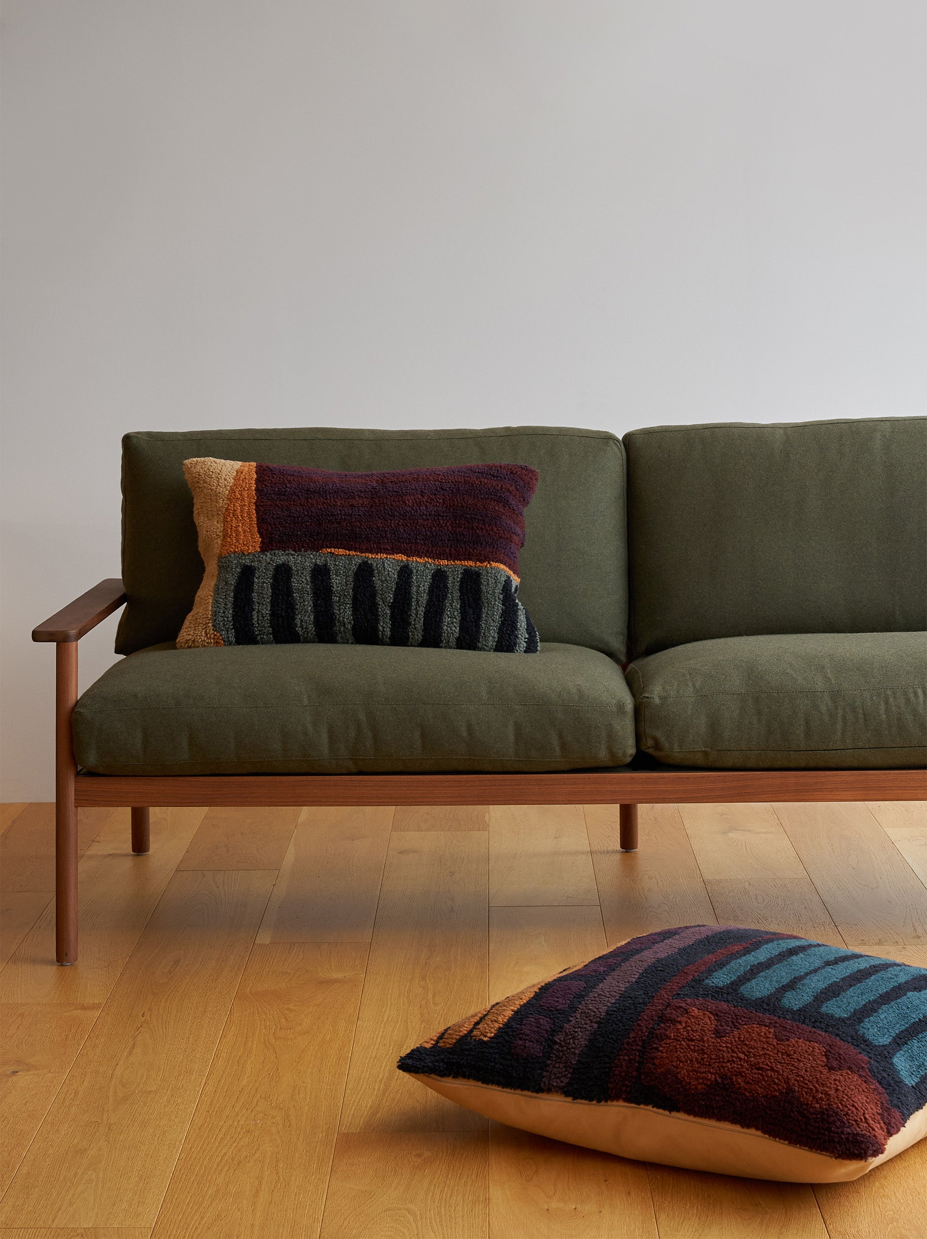 Rasmus Woollen Cushion Cover Multi / 60x40cm