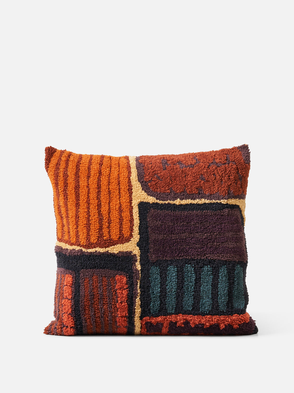 Astrid Woollen Floor Cushion Cover Multi / 65x65cm