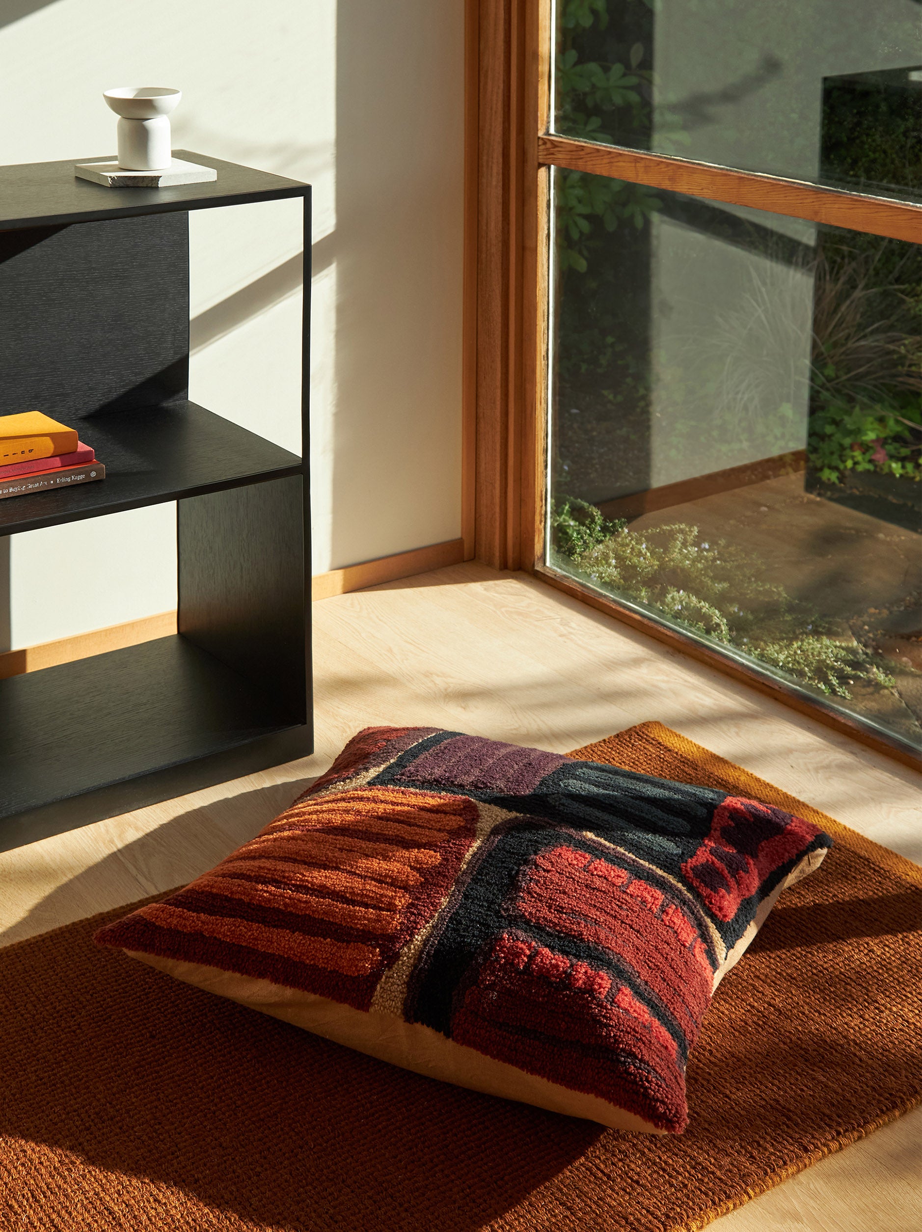 Astrid Woollen Floor Cushion Cover Multi / 65x65cm