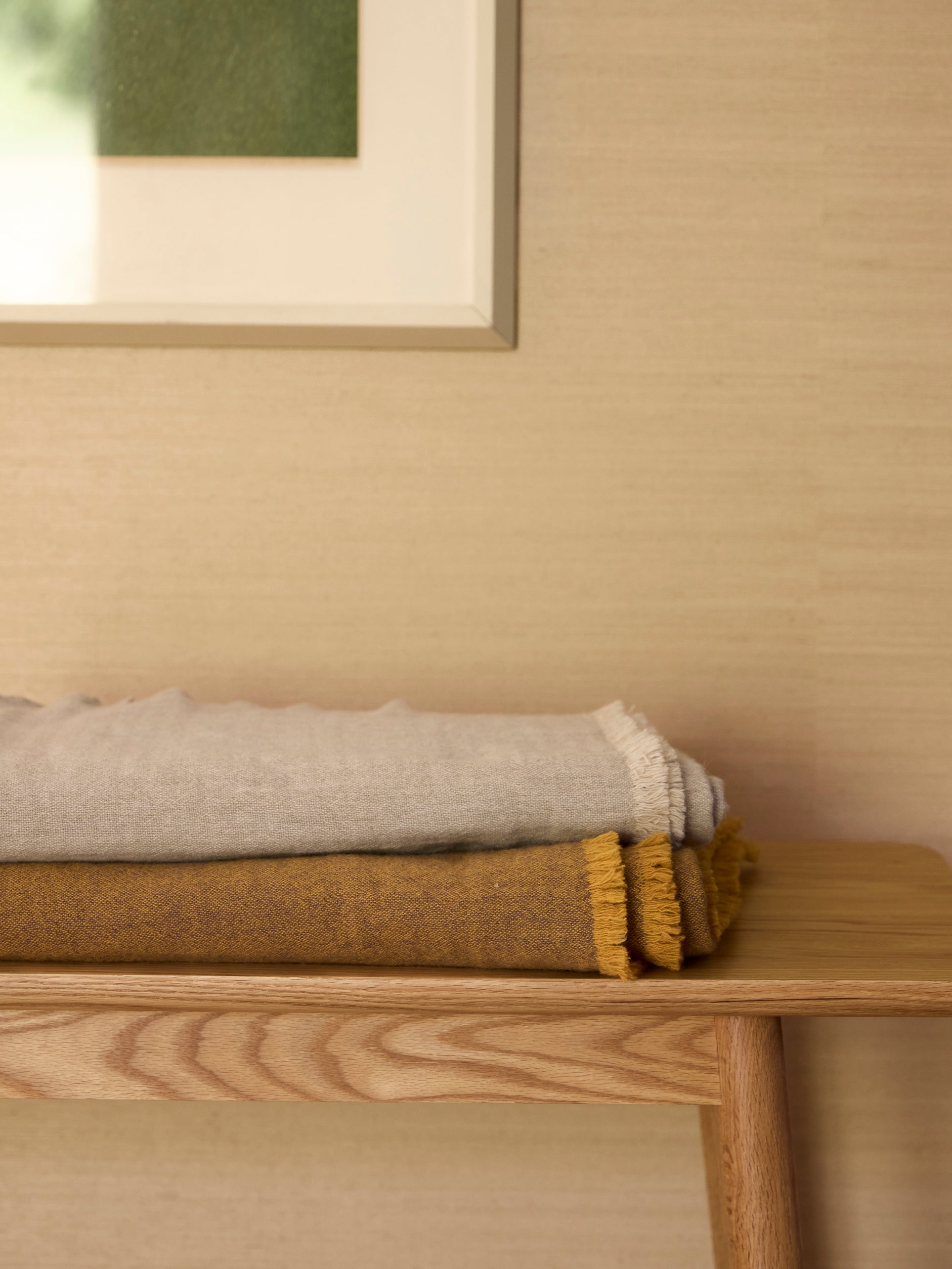 Oslo Lambswool Throw Haze/Mist / 140x180
