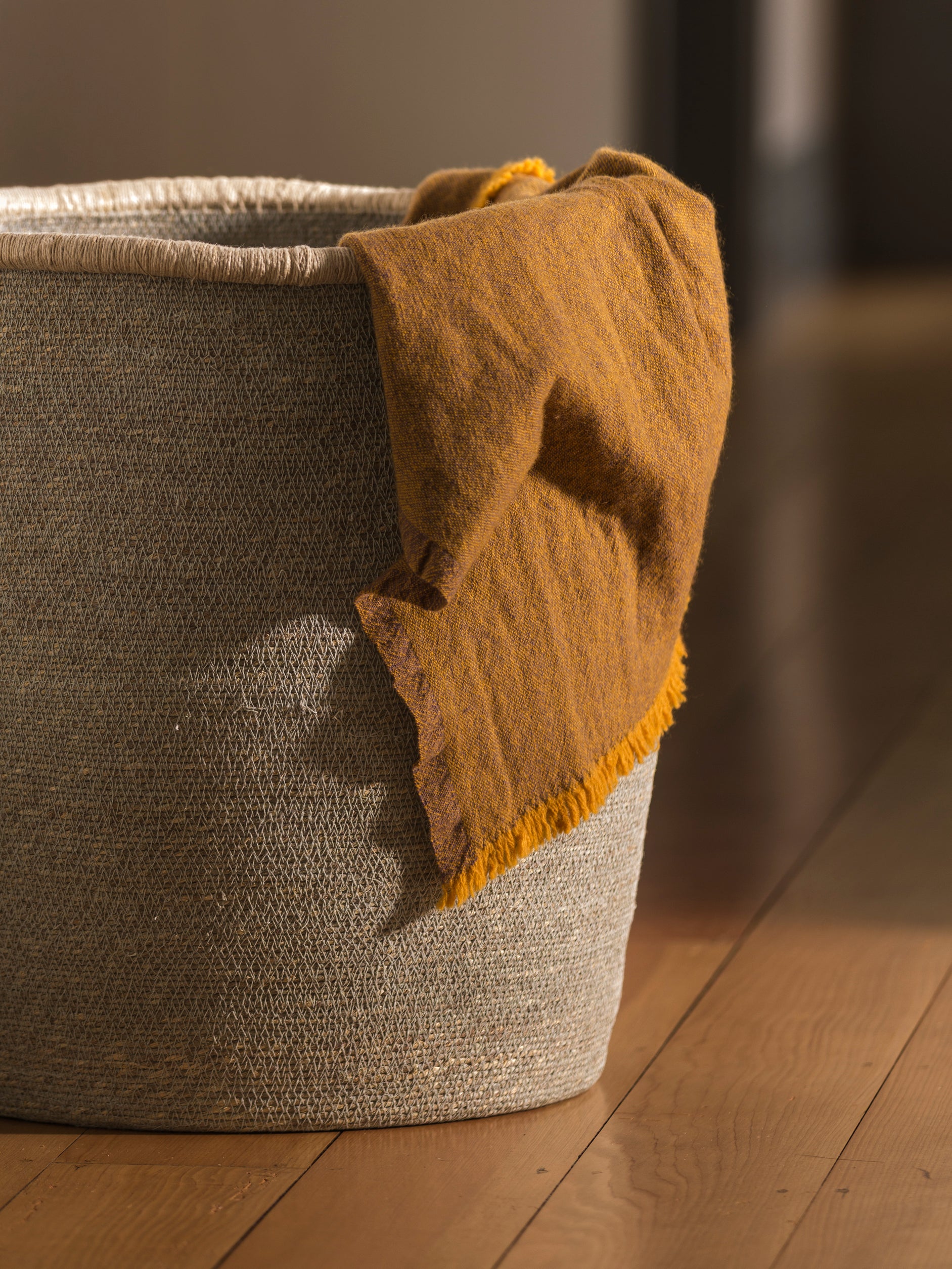 Oslo Lambswool Throw Satsuma/Lupin / 140x180cm
