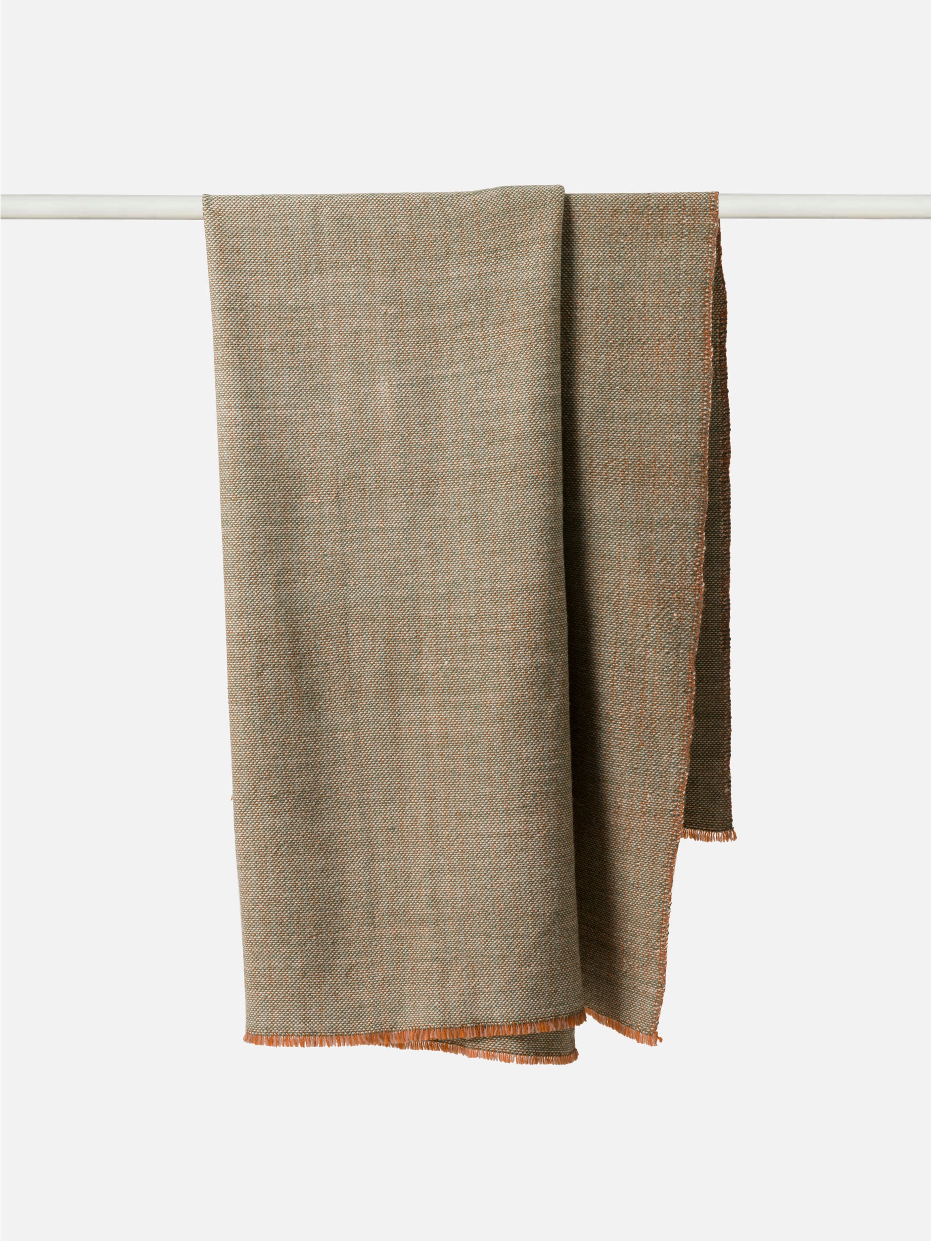 Misto Blanket Spearmint/Orange / 160x210cm
