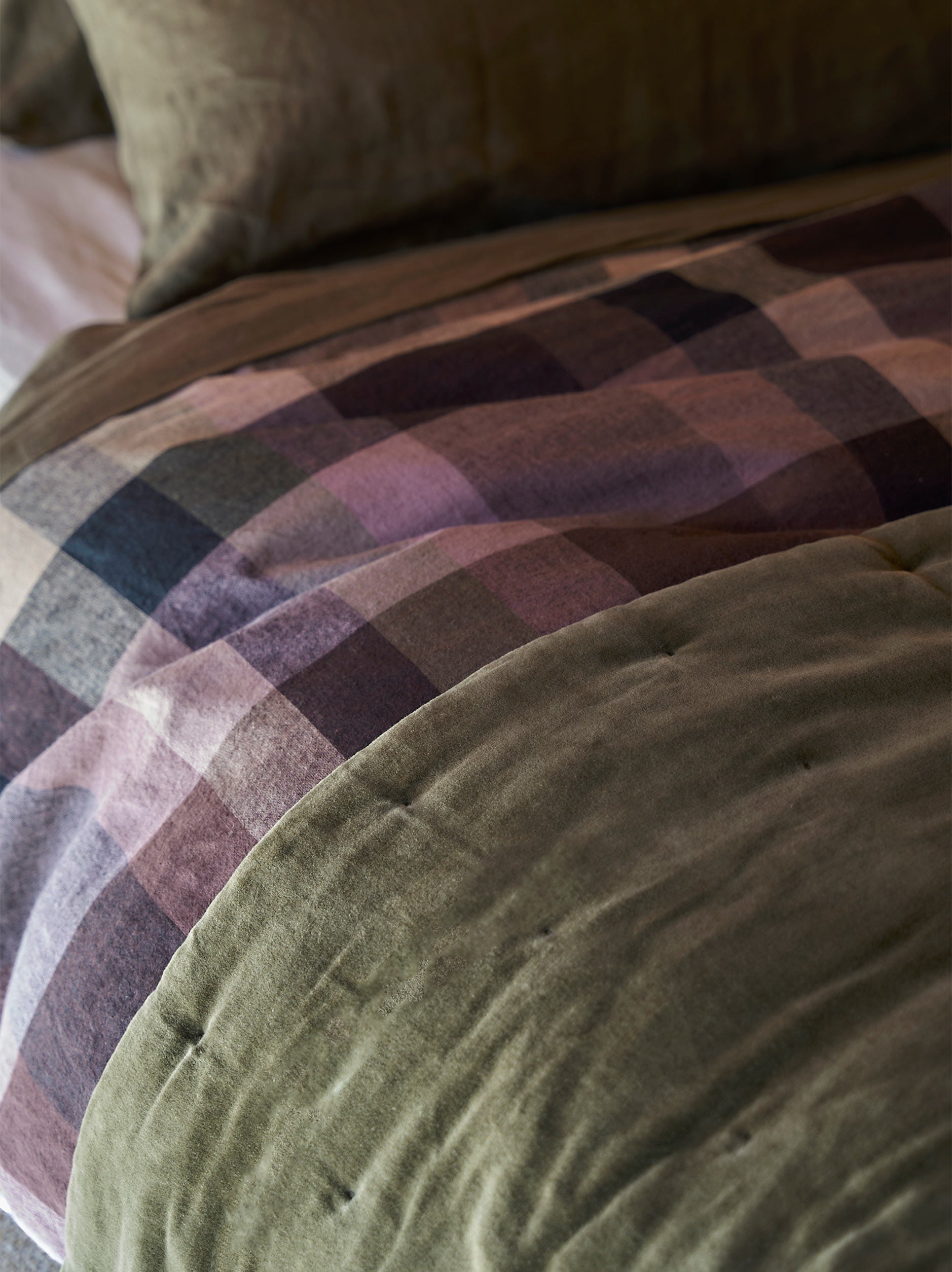 Velvet Quilt Ivy / Queen