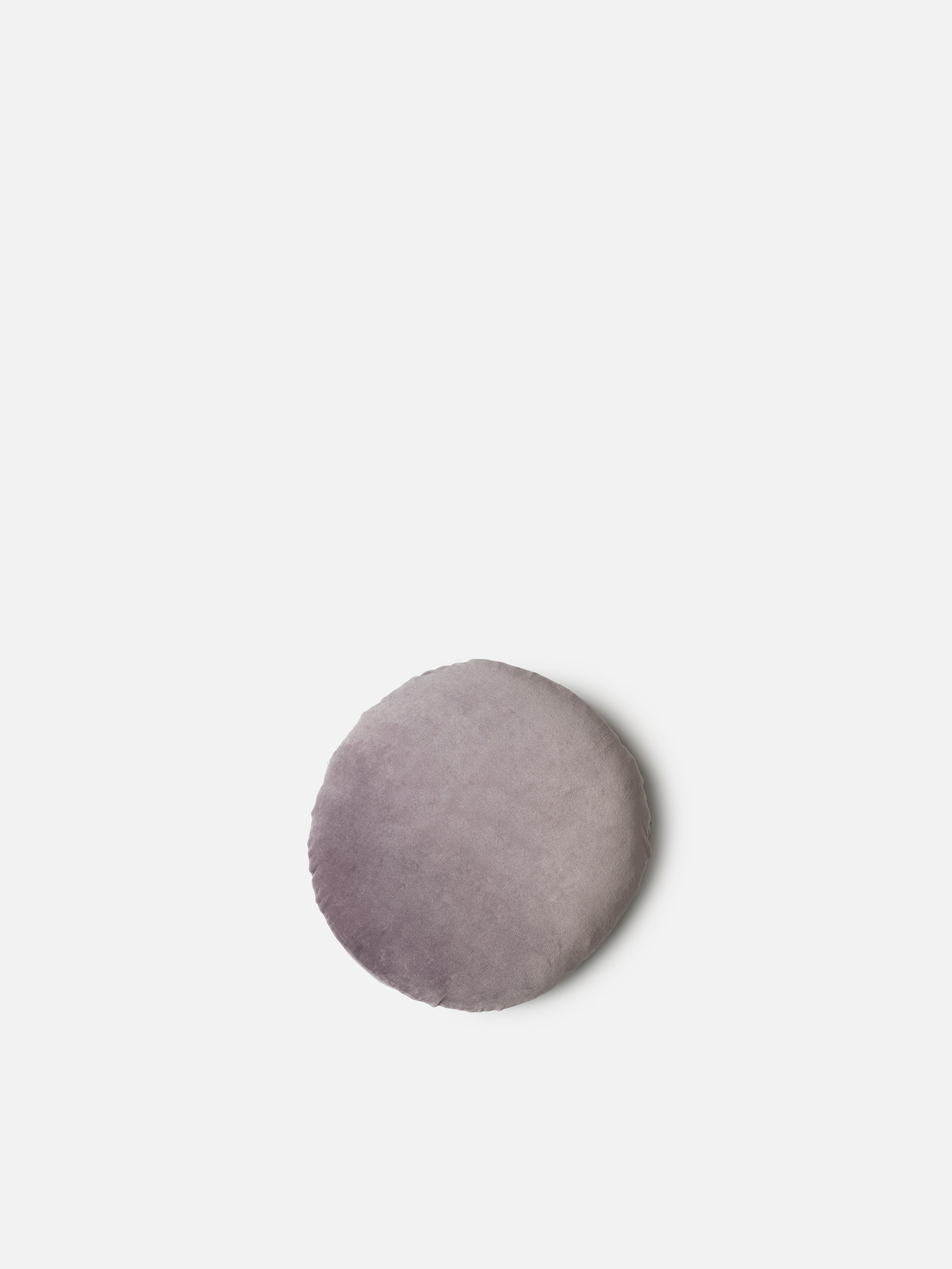 Velvet Round Cushion Cover Pansy / 45cmdia