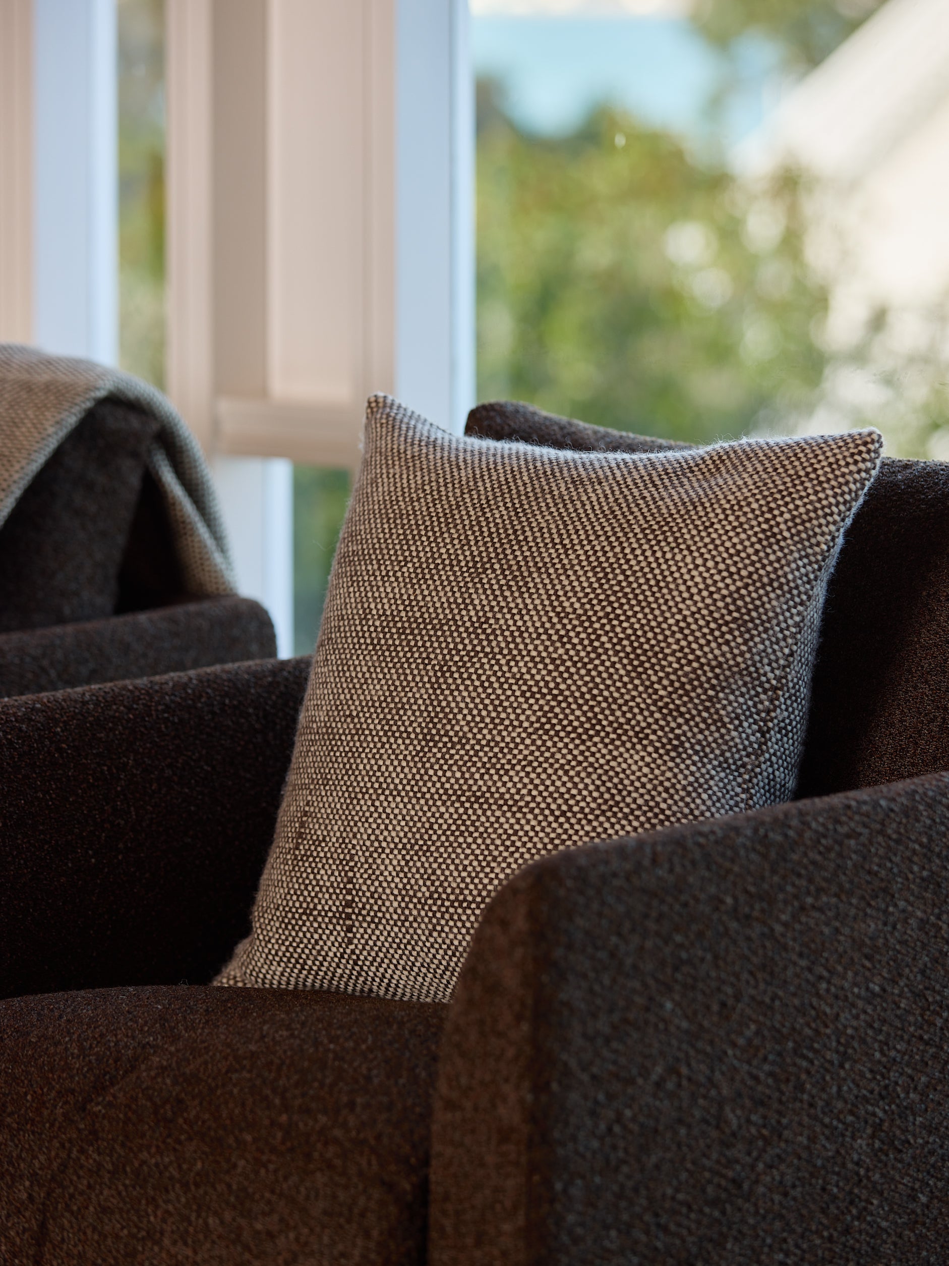Hutt Wool Cushion Cover Rye/Natural / 50x50cm