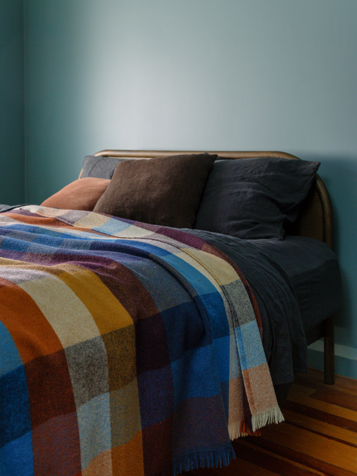 Cabin Wool Blanket Mulberry/Multi / 150x180cm