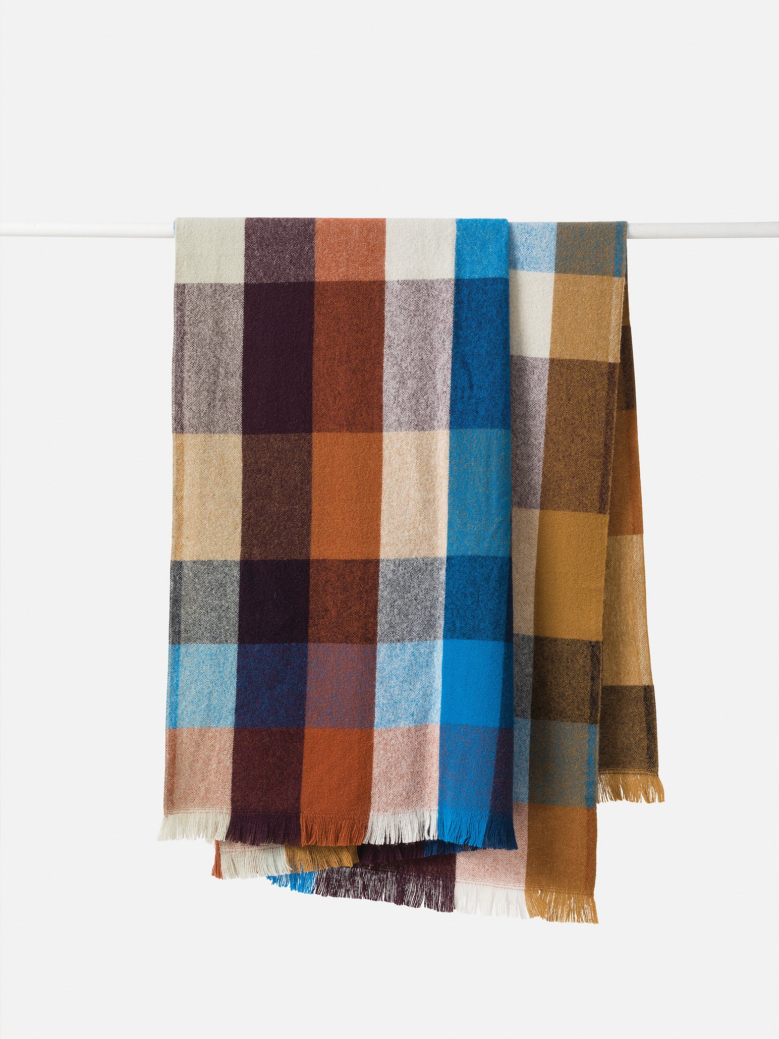 Cabin Wool Blanket Mulberry/Multi / 150x180cm