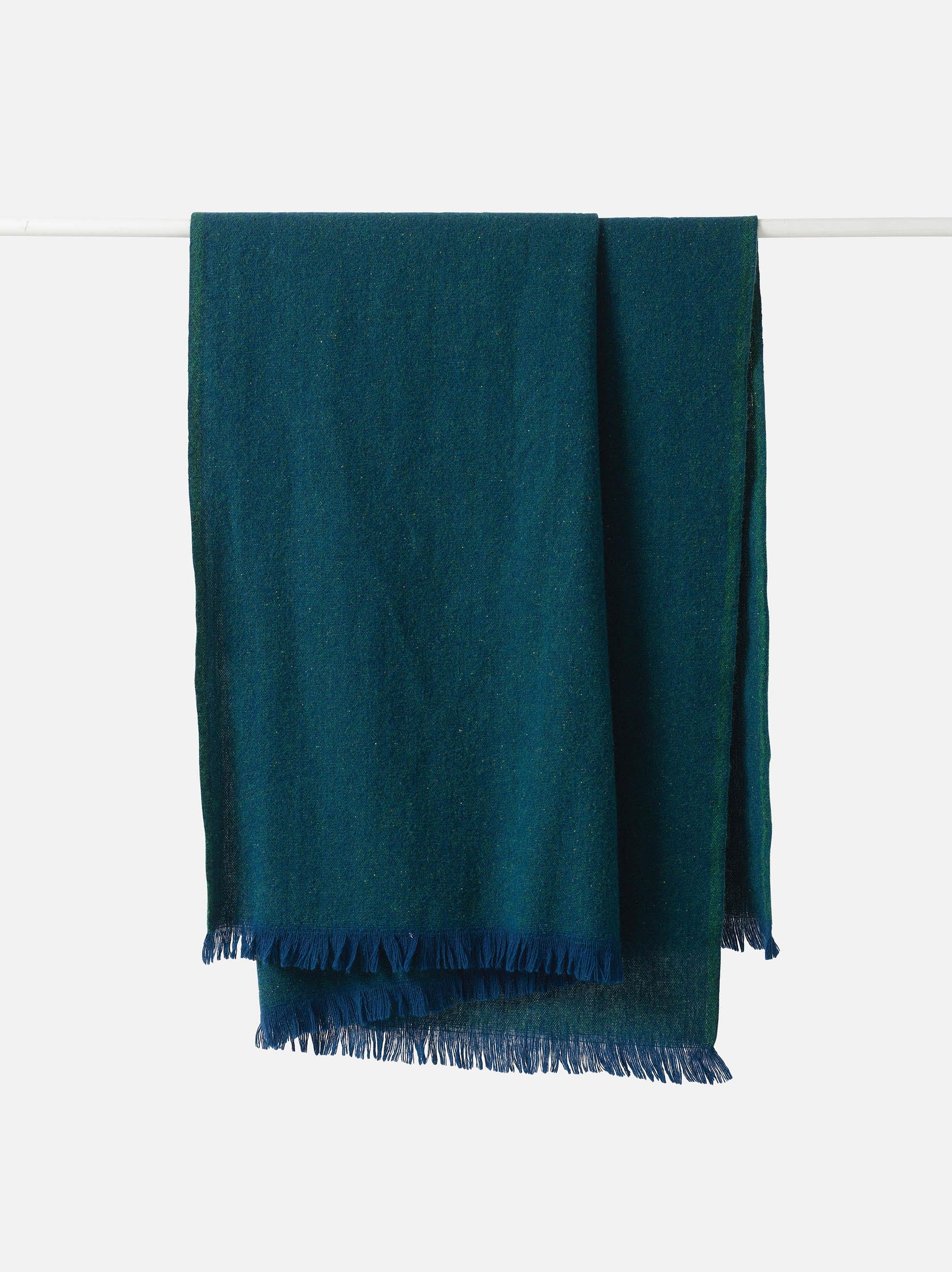 Bach Wool Blanket Sea/Spirulina / 150x180cm