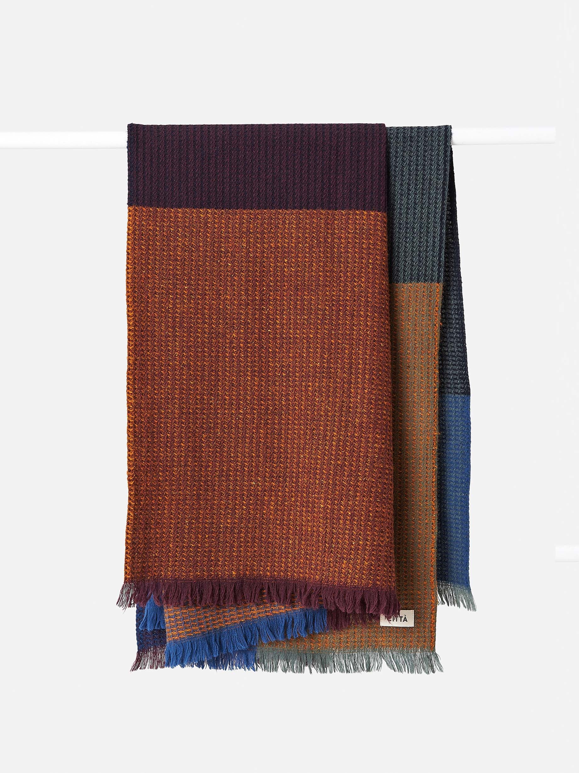 Waffle Wool Blanket Multi / 150x180cm