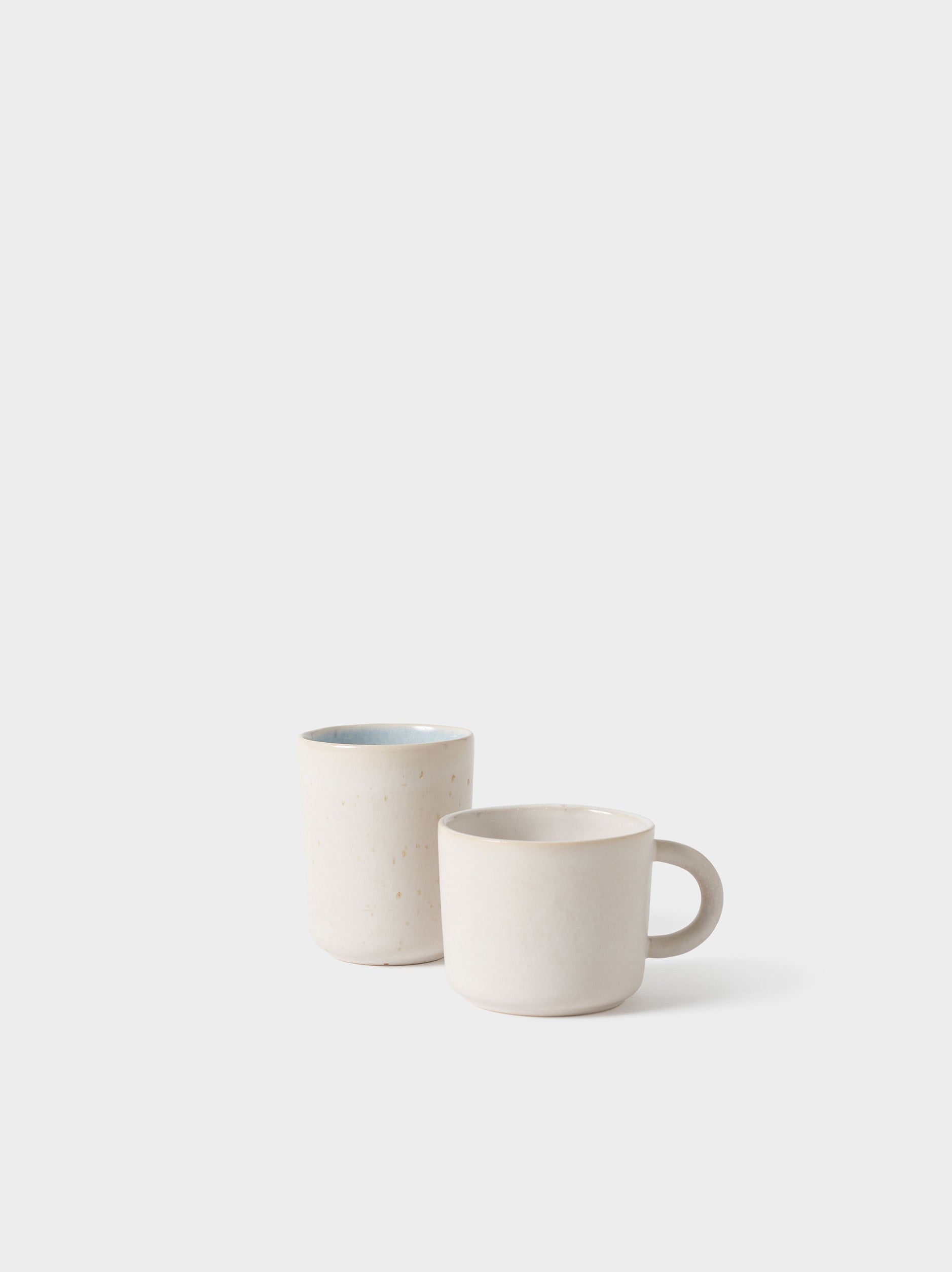 Finch Coffee Cup Set/4 White/Natural / 325ml