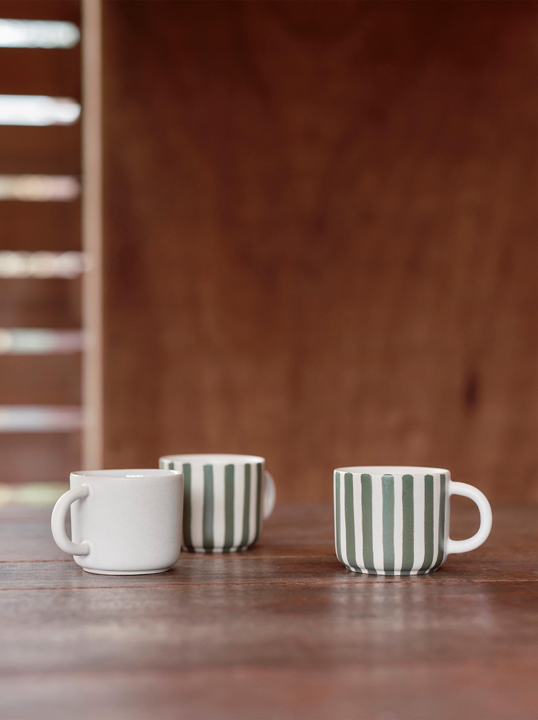 Paloma Coffee Cup Natural/Ivy / One Size
