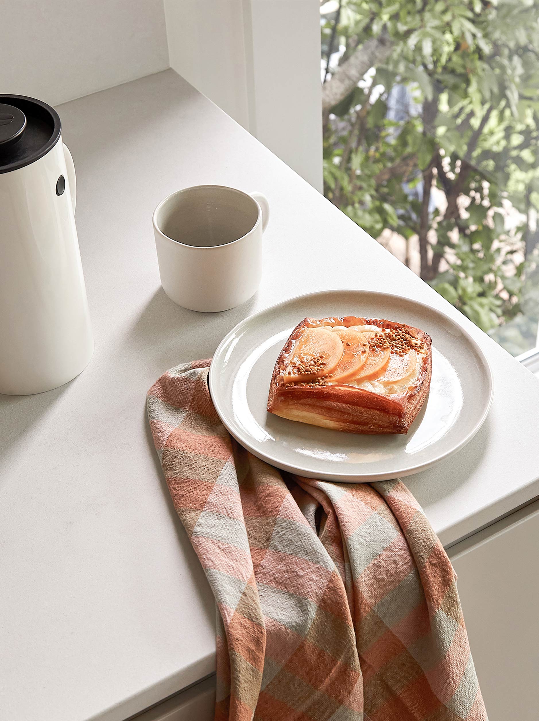 Finch Coffee Cup Set/4 Green/Natural / 325ml