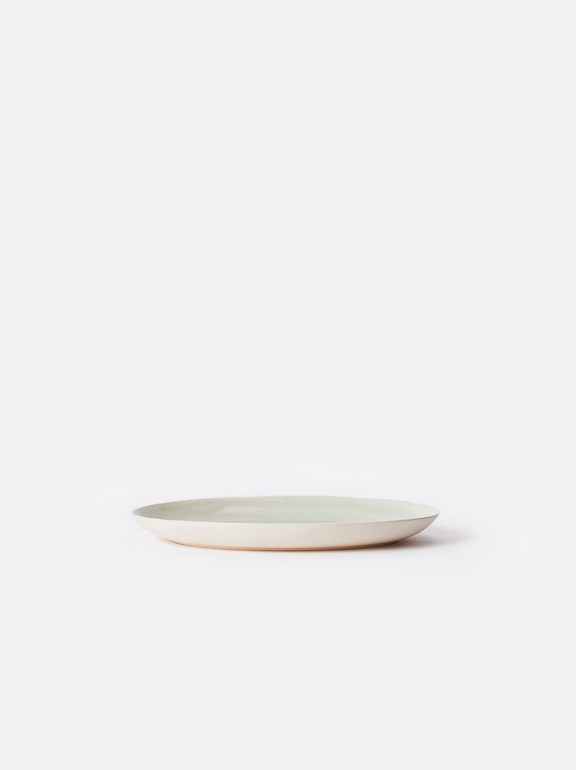 Finch Dinner Plate Set/4 Green/Natural / 28cmdia