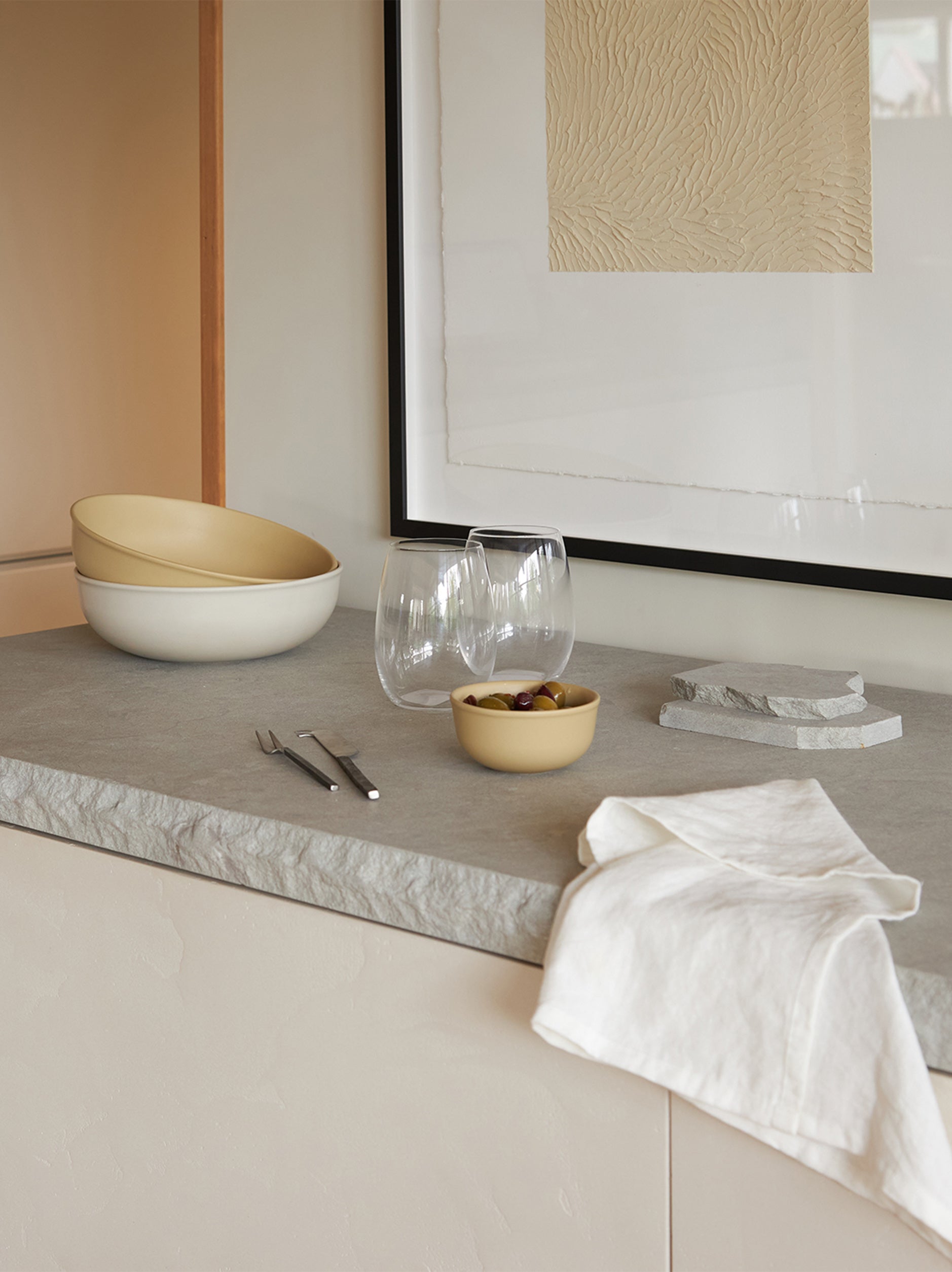 Halo Serving Bowl Oat / High Small