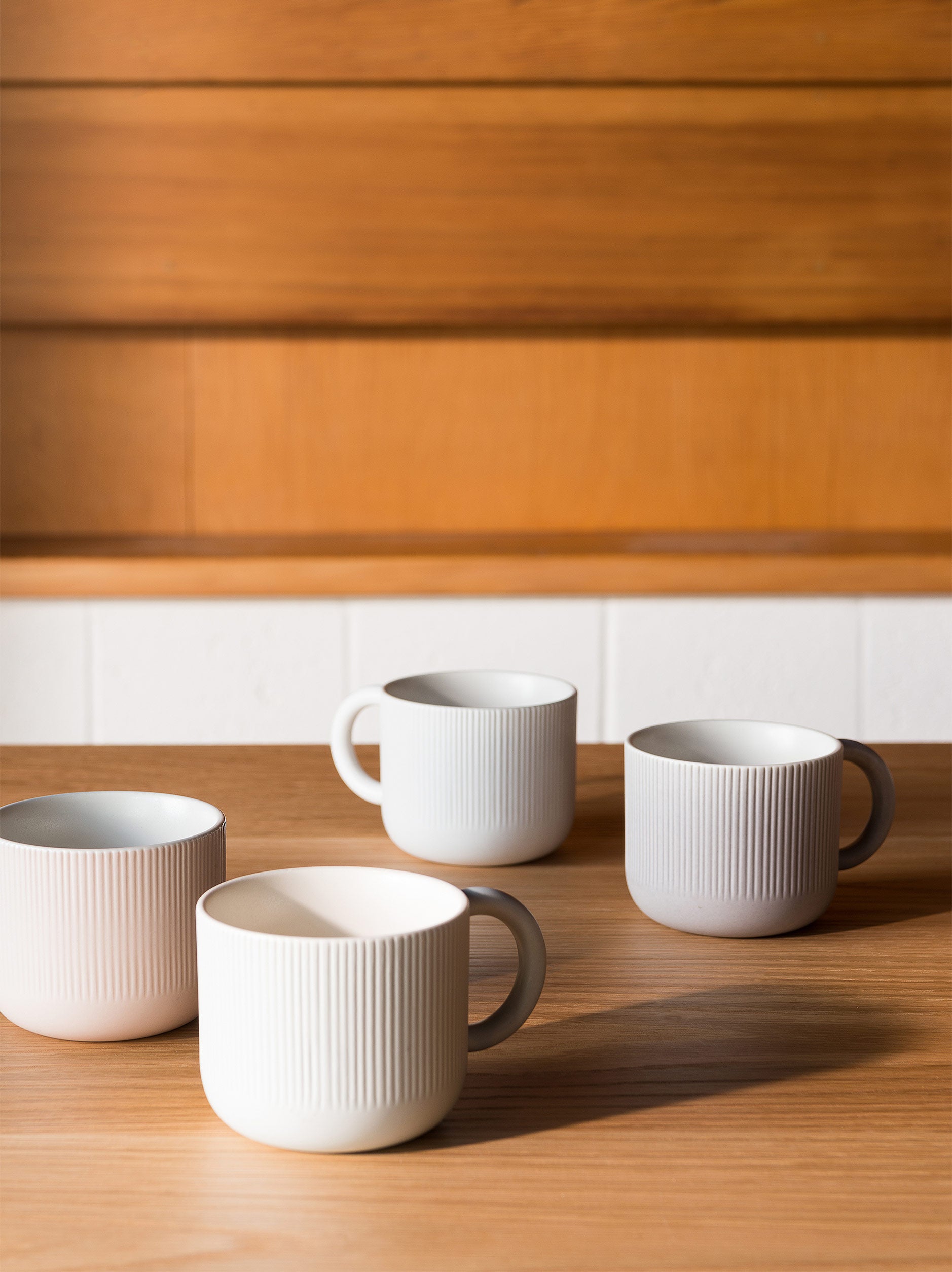 Cafe Mug Set of 4 Duck Egg / 300ml