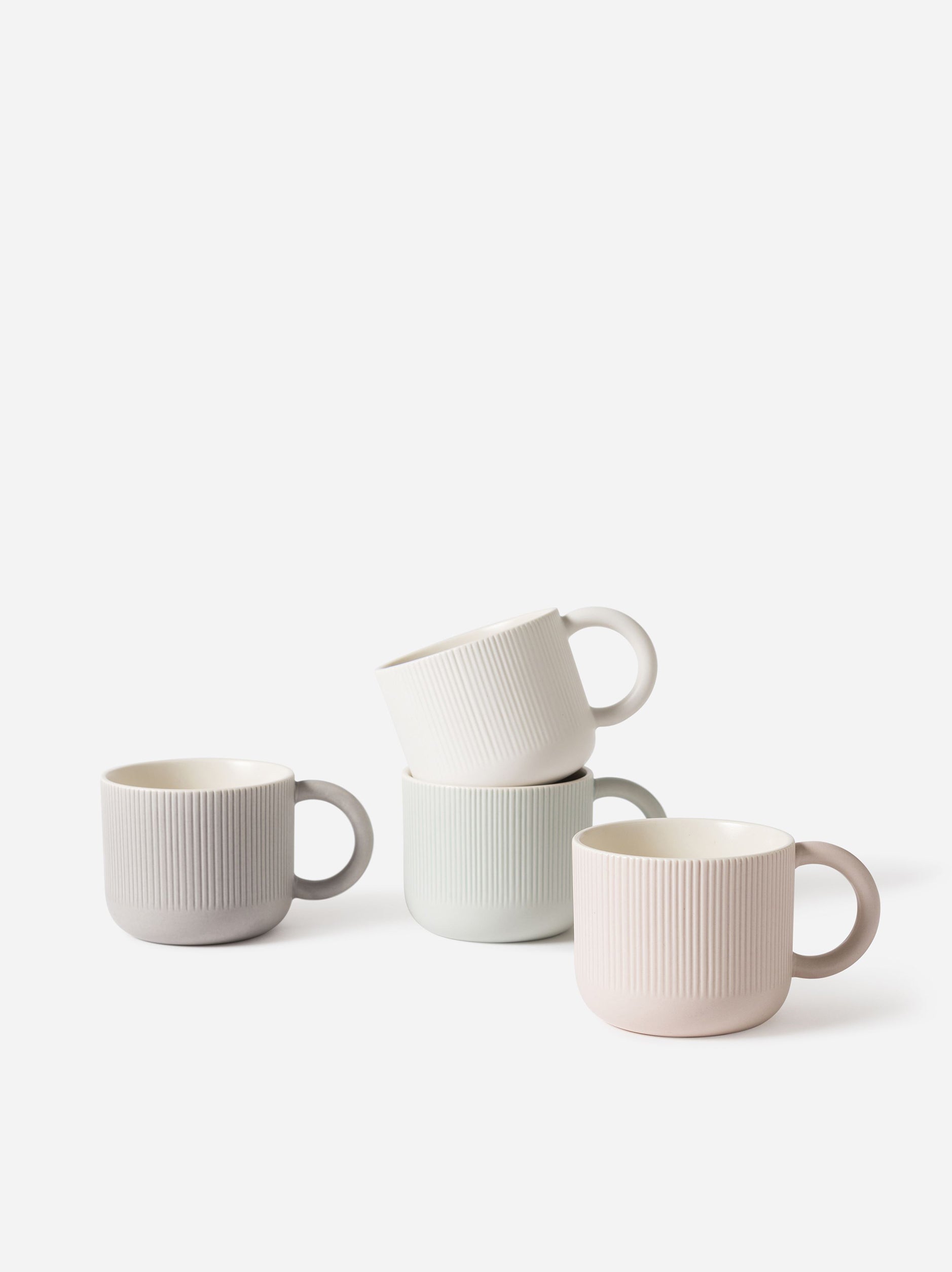Cafe Mug Set of 4 Blush / 300ml