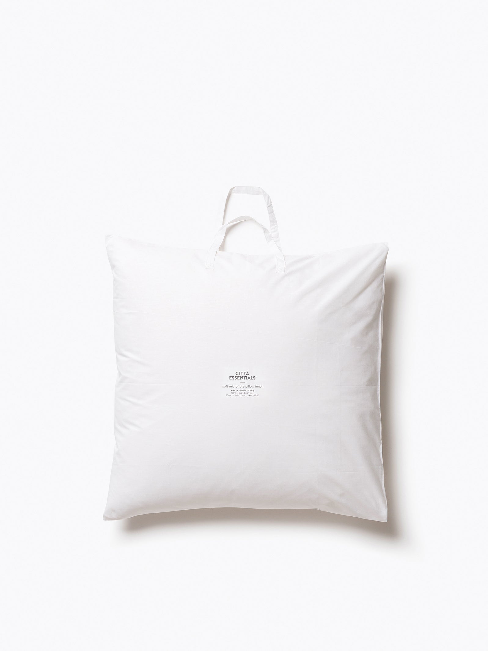 Microfibre Pillow Inner Soft (1000g) White / Euro