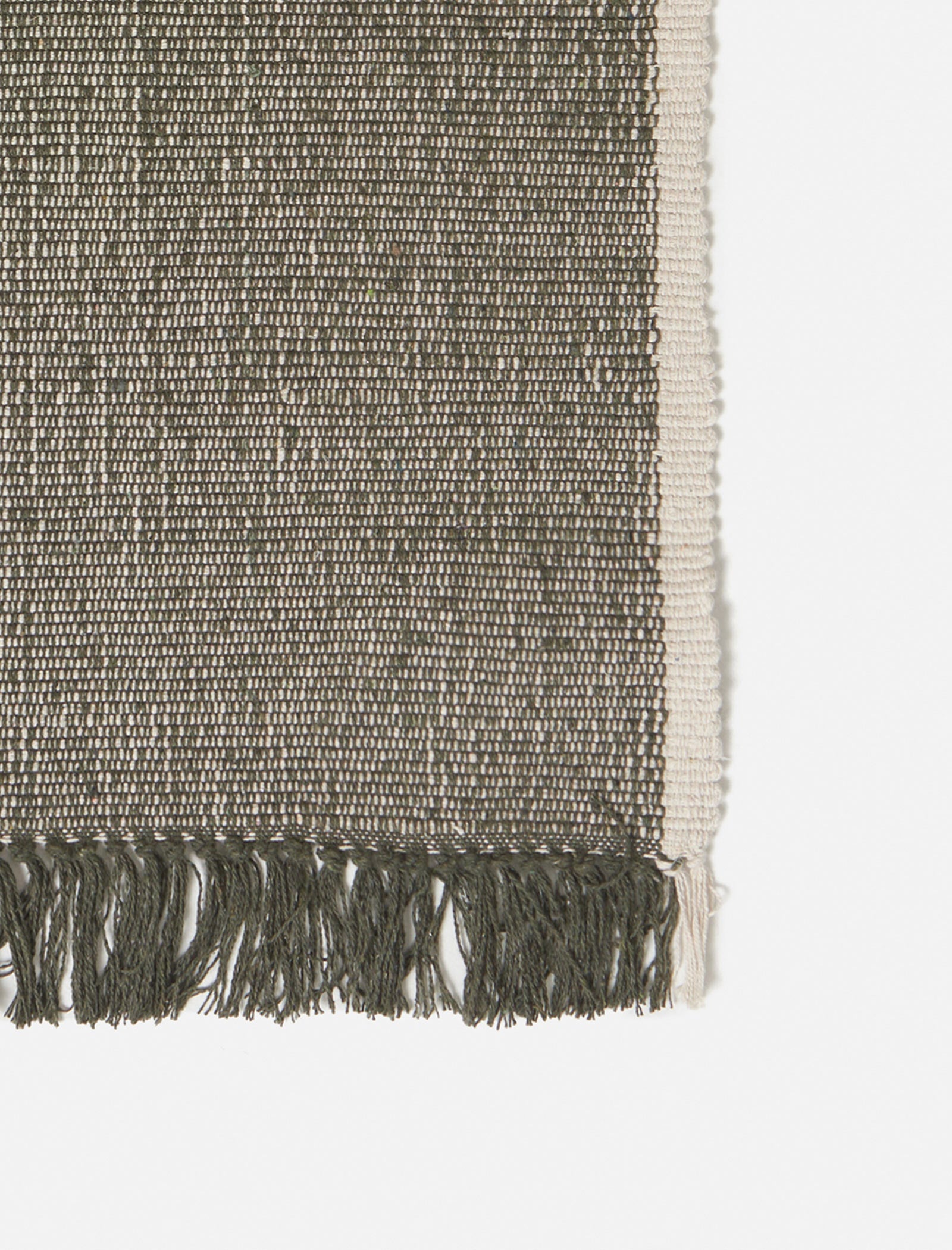 Cotton Mat Olive/Natural / Small