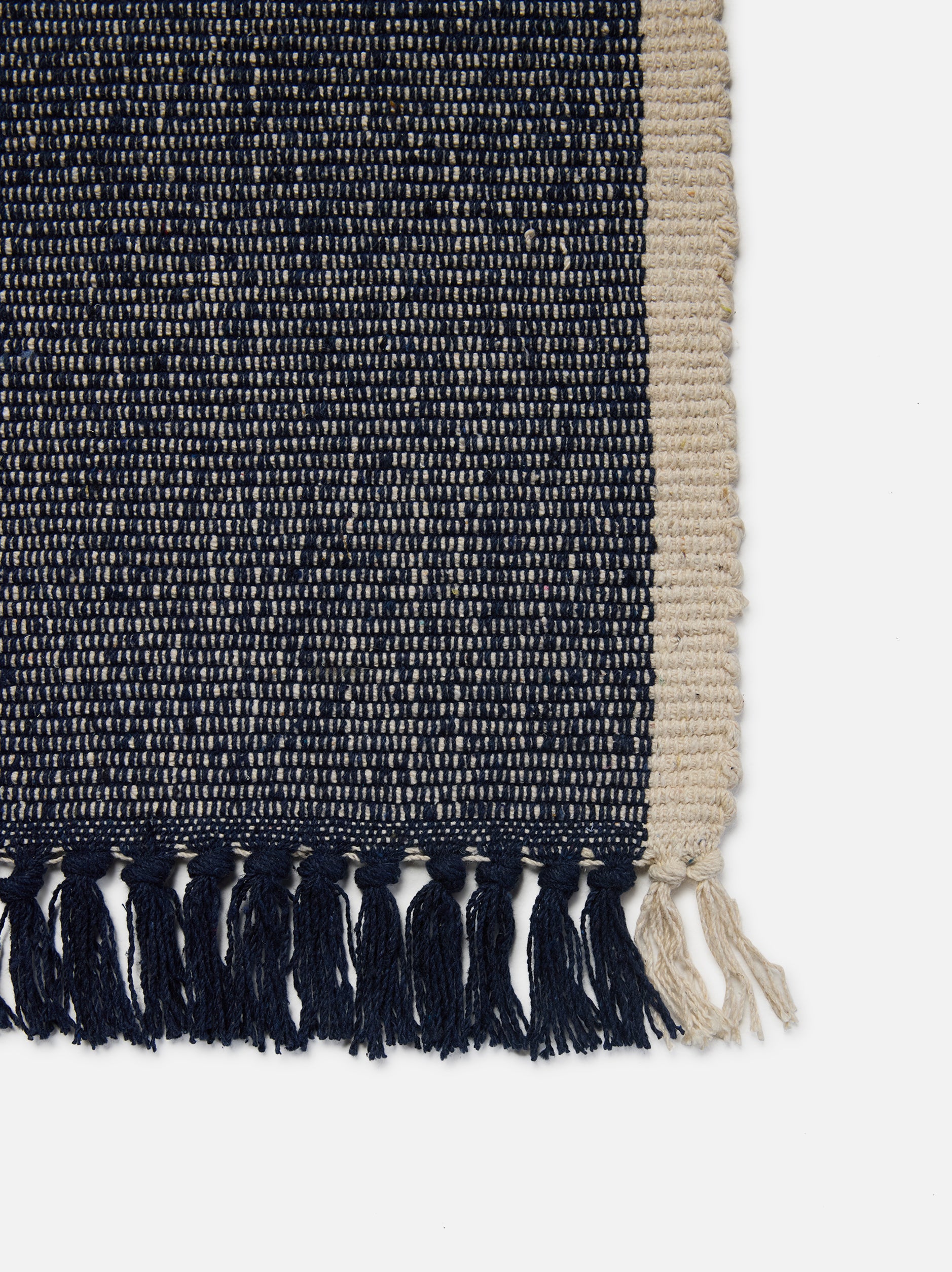 Cotton Mat Navy/Natural / Large
