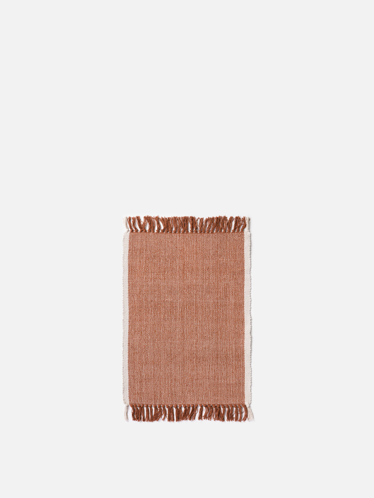 Cotton Mat Brick/Natural / Small
