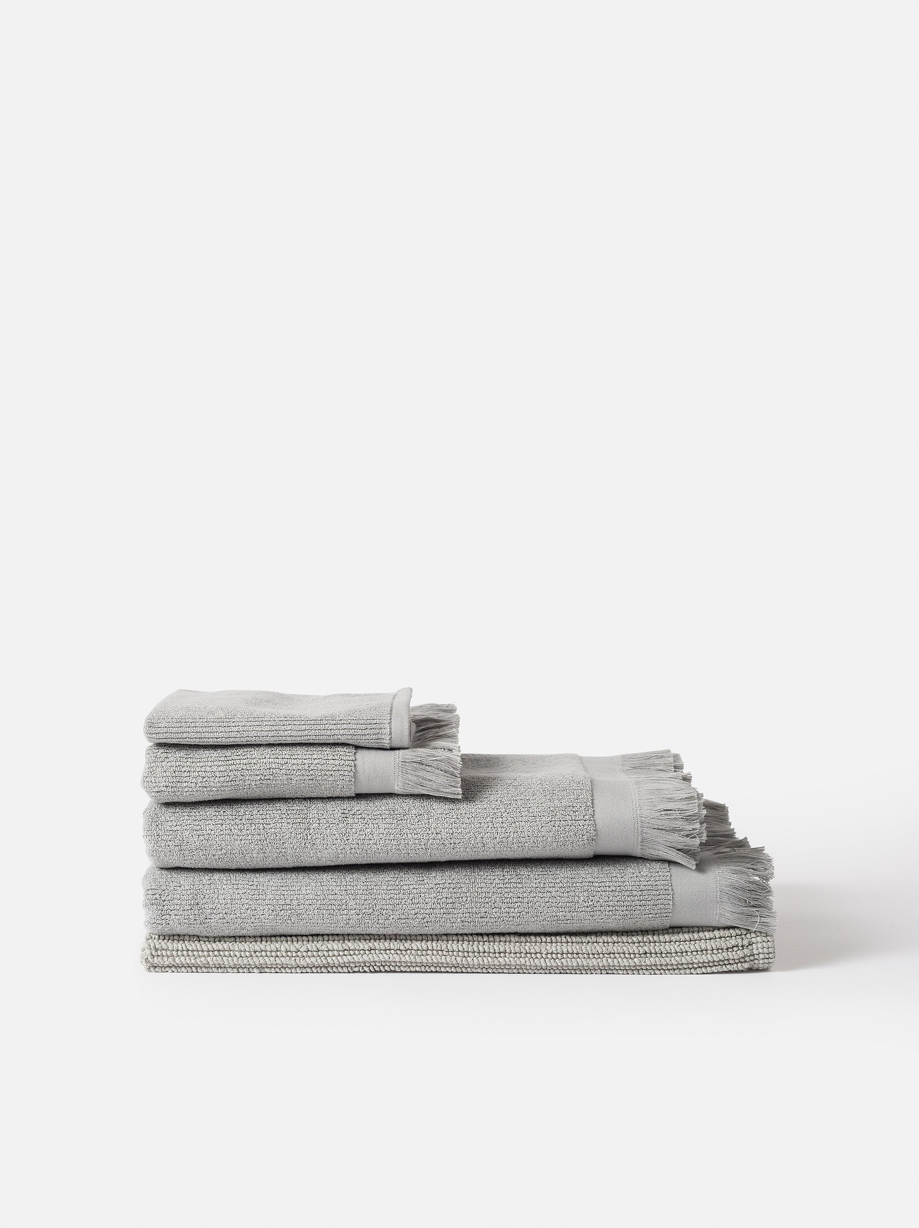 Ribbed Bath Towel Puddle / Bath Towel